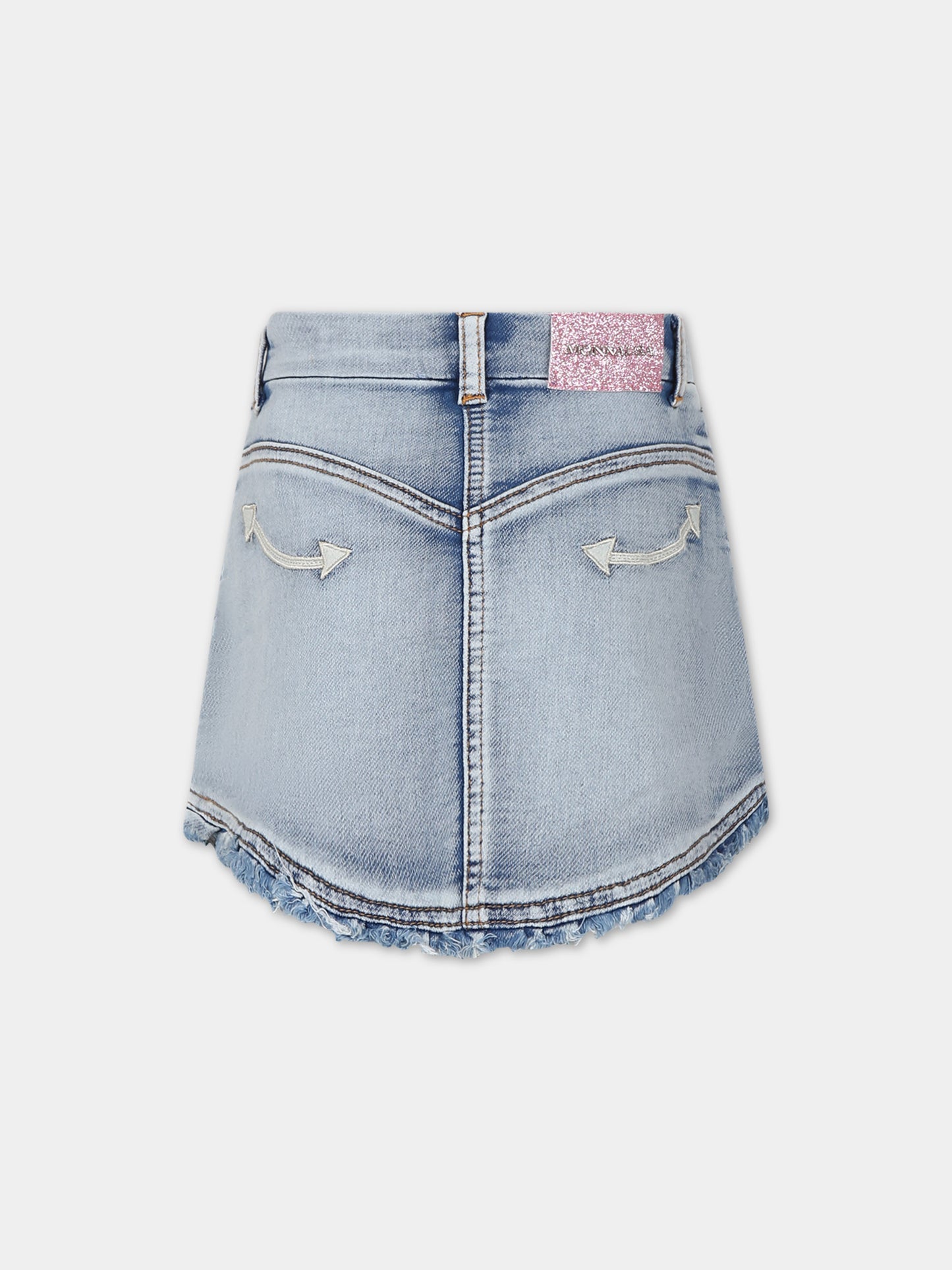 Gonna blu per bambina con Minnie,Monnalisa,19C702 3050 5562
