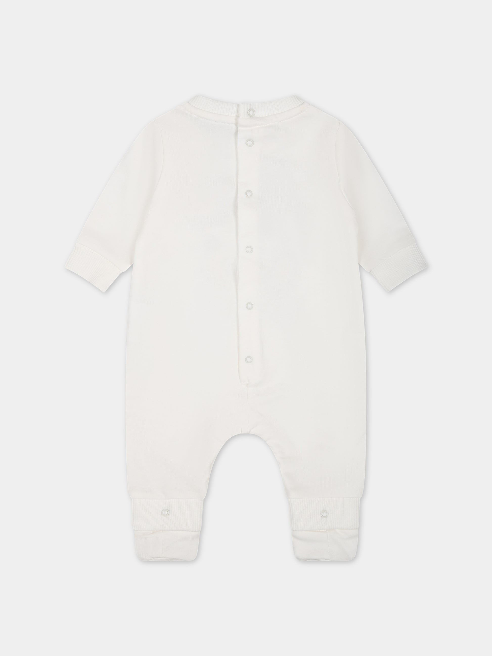 Tutina avorio per neonati con Teddy Bear,Moschino Kids,MNY03X LCA19 10063