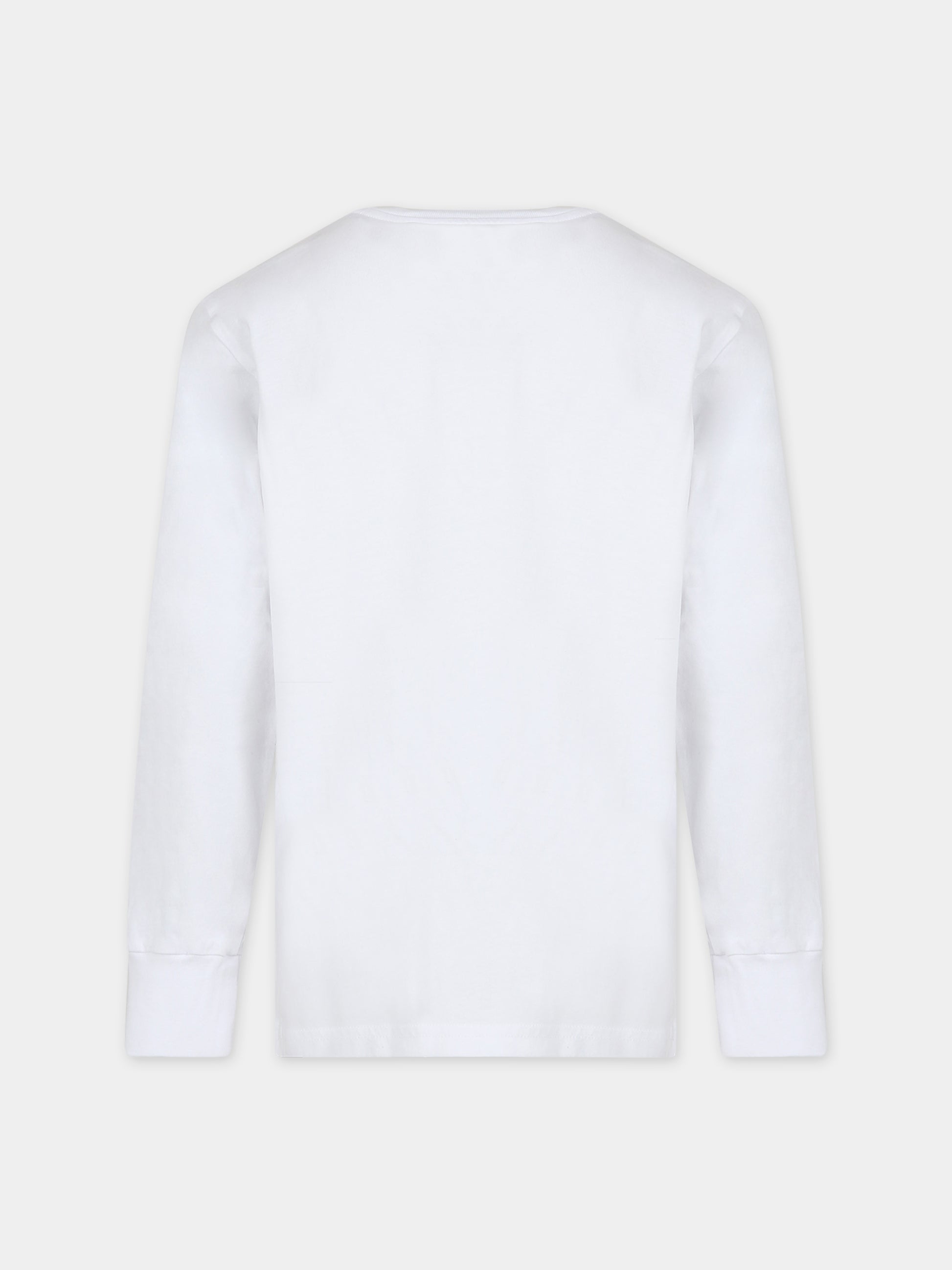 T-shirt bianca per bambino con logo,Dsquared2,DQ0514 D002F DQ100