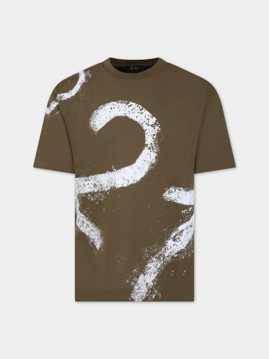 T-shirt  multicolor per bambini,N°21 Kids,N21580 N0153 0NC09