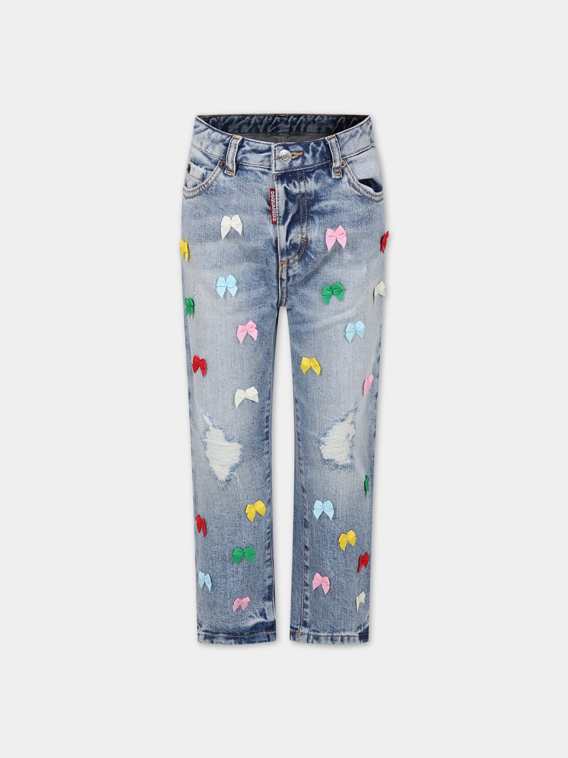 Jeans denim per bambina,Dsquared2,DQ0501 D0A2V DQ01