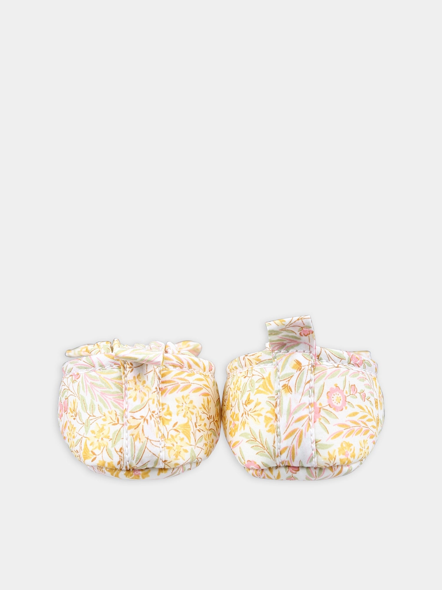 Ballerine avorio per neonata con tessuto Liberty,Tartine Et Chocolat,TY80001 32