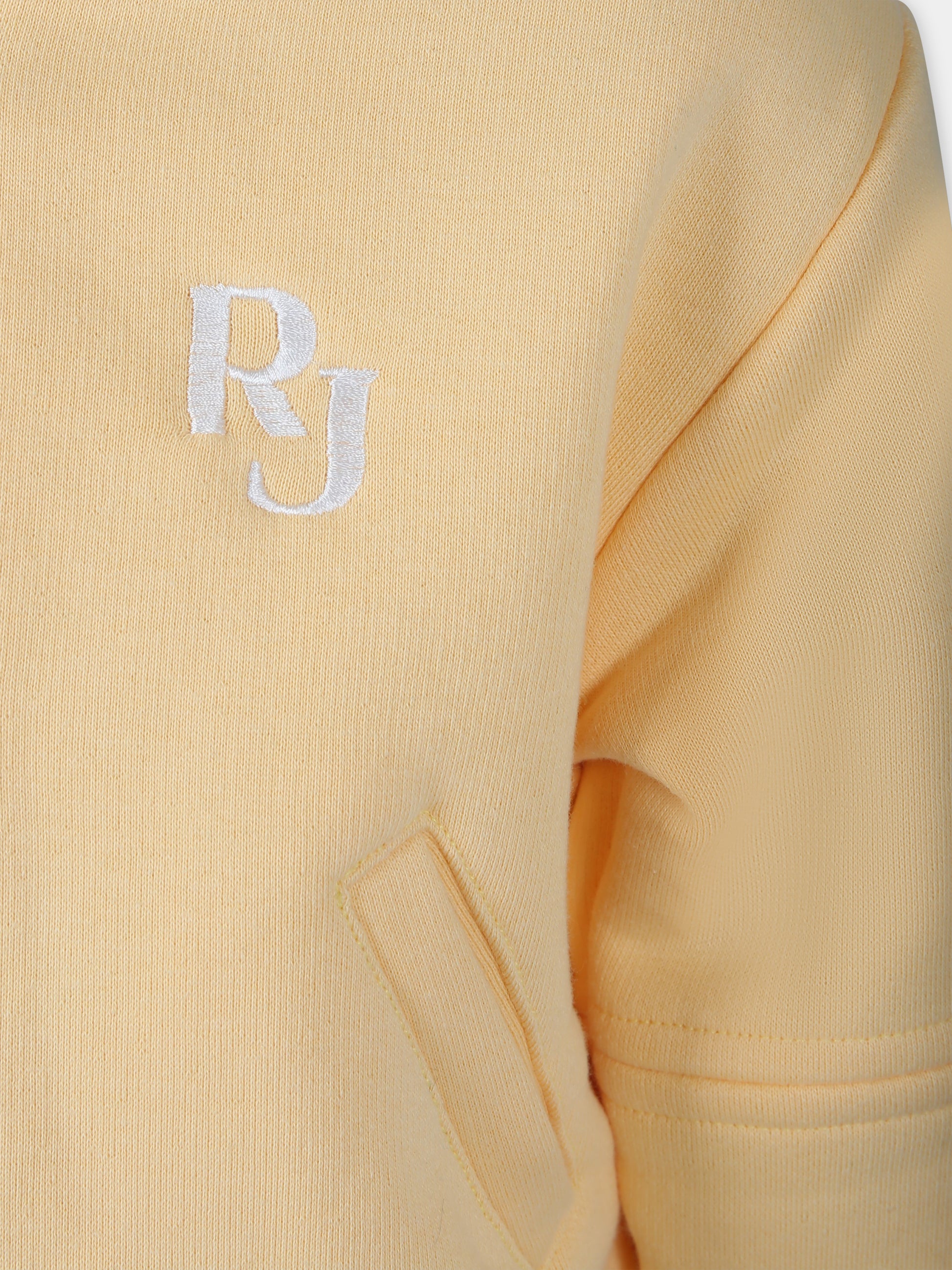 Bomber giallo per bambini con logo,Romy June,0006 01 4001 700 F23