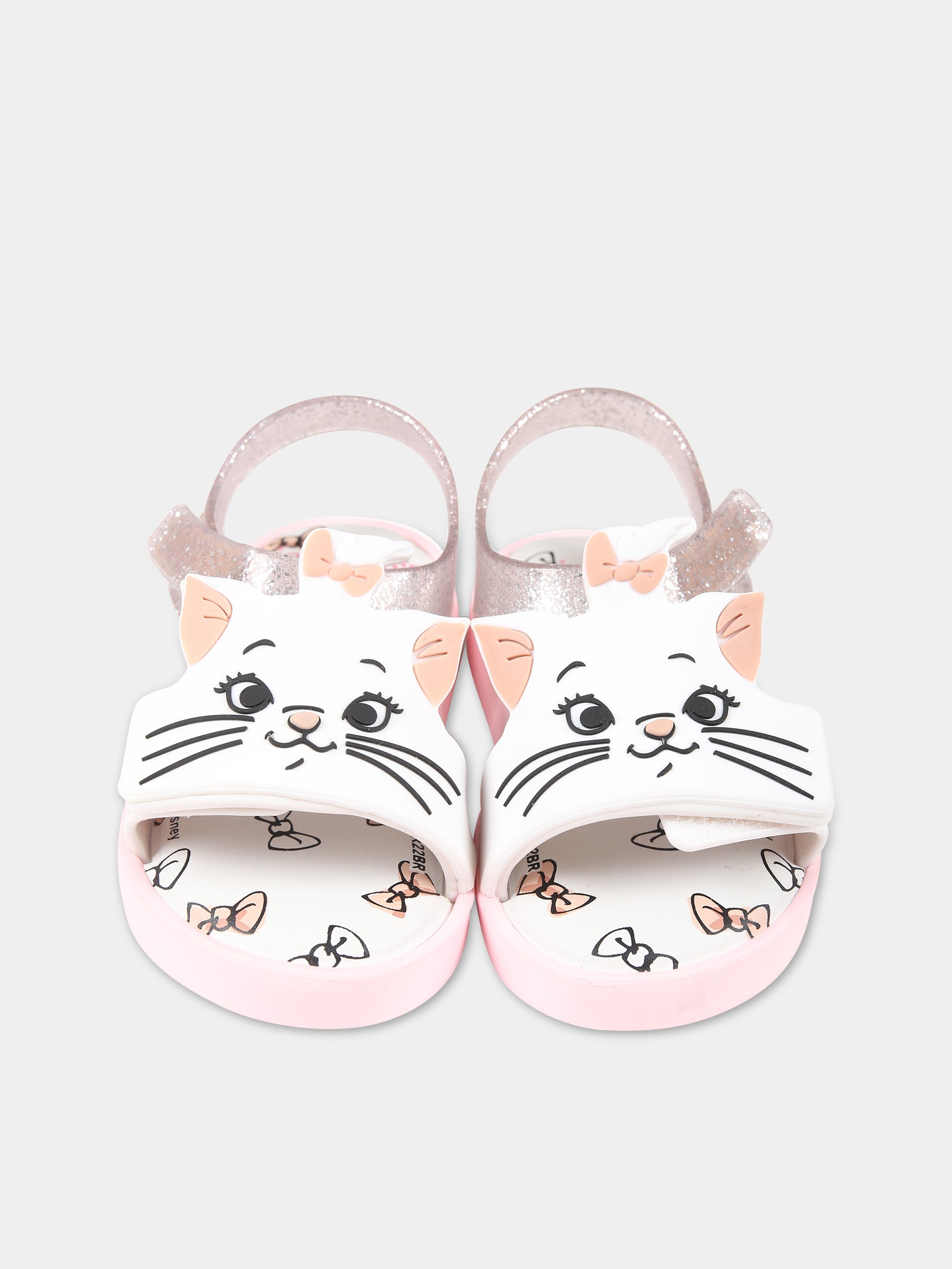 Sandali rosa per bambina con Marie degli Aristogatti,Mini Melissa,33755 AJ573 06411