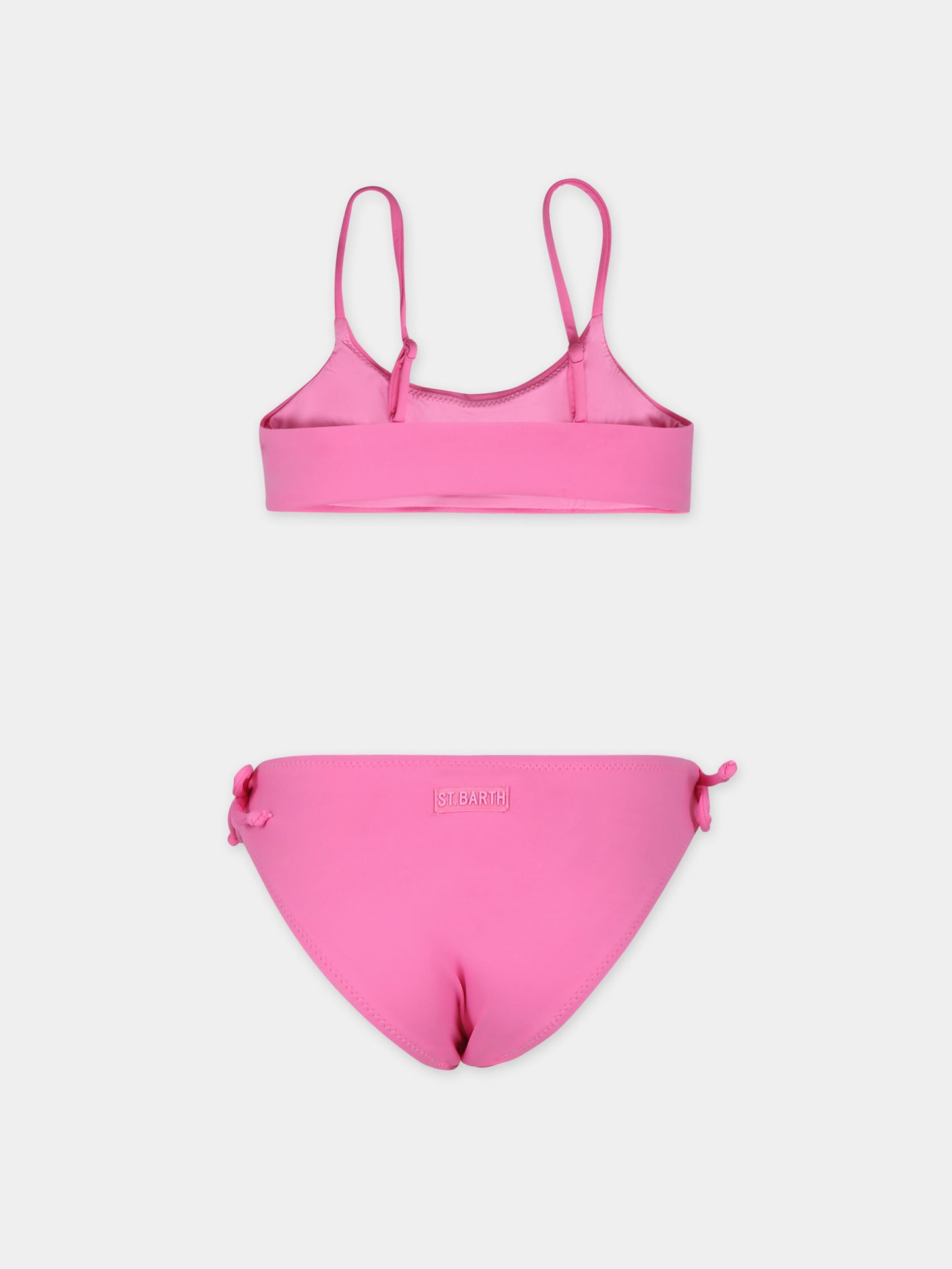 Bikini fucsia per bambina con strass,Mc2 Saint Barth,JAI0001 00990F