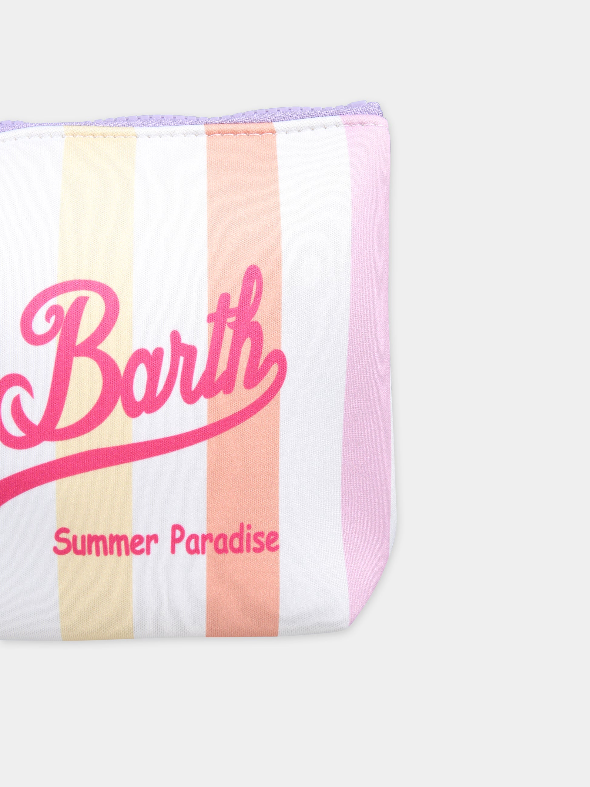 Pochette bianca per bambina con logo,Mc2 Saint Barth,ALIN001 00538F