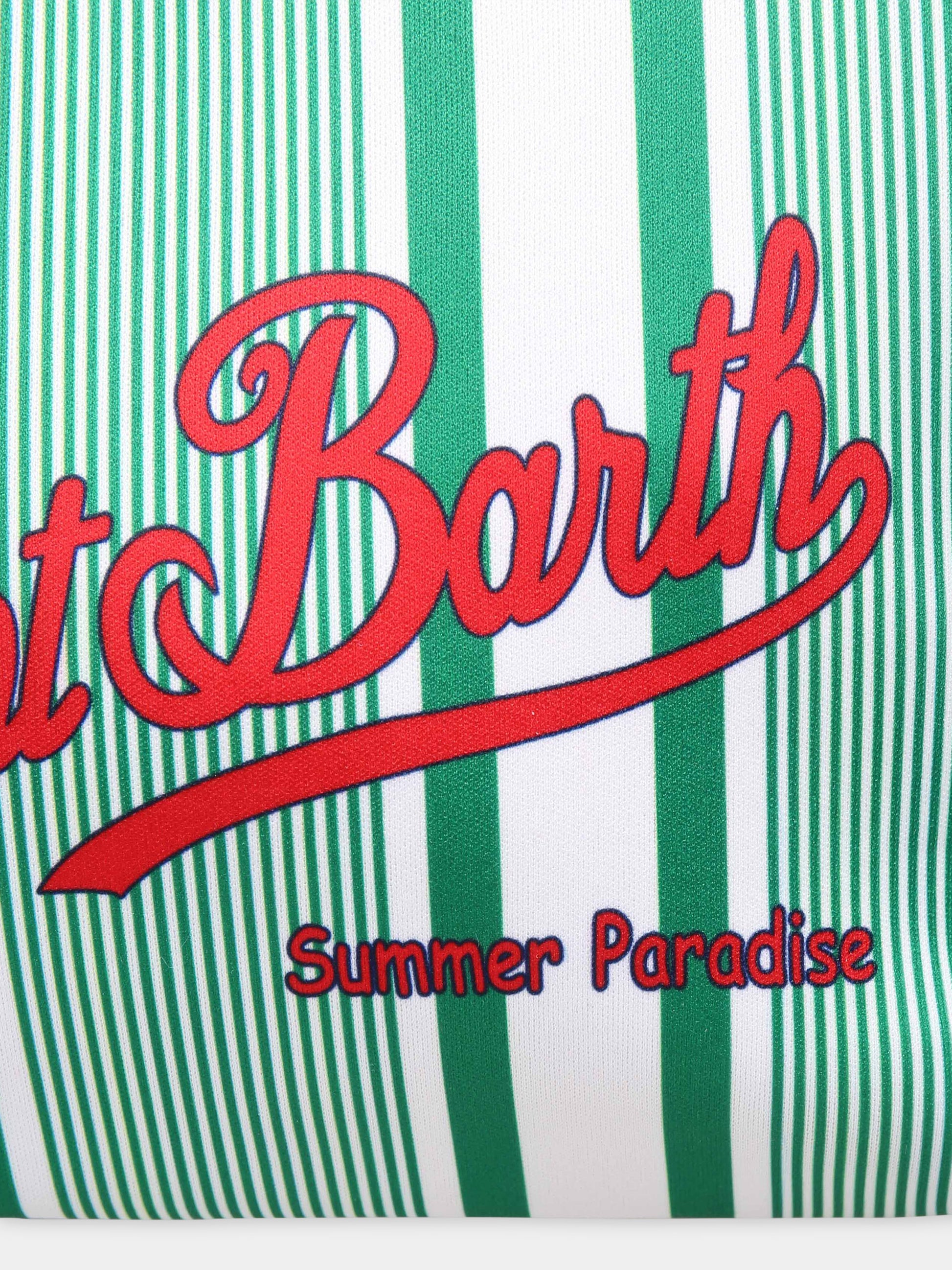 Pochette verde per bambini con logo,Mc2 Saint Barth,ALIN001 00674F