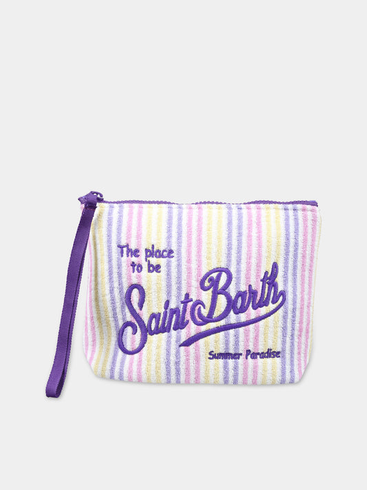 Pochette viola per bambina con logo,Mc2 Saint Barth,ALI0003 00190F