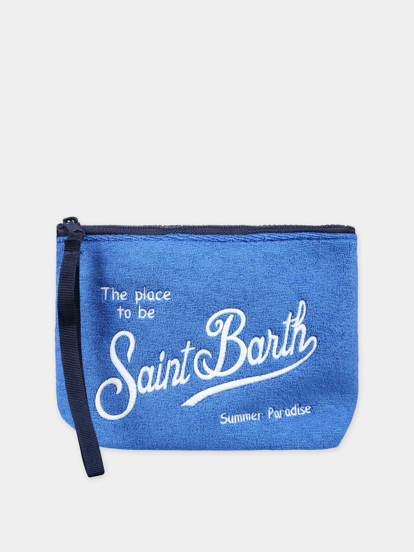 Pochette azzurra per bambini con logo,Mc2 Saint Barth,ALI0003 00309F