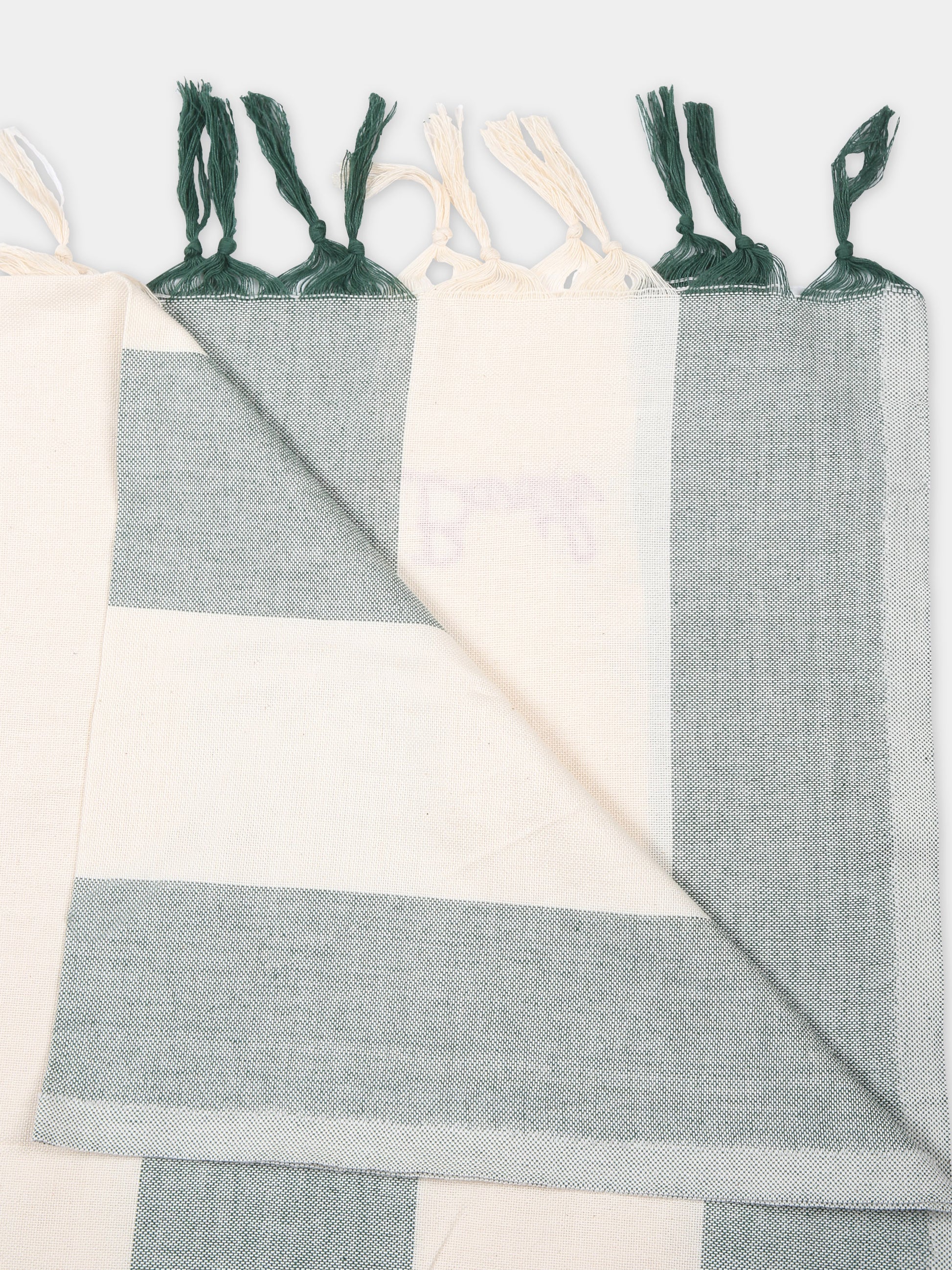 Telo mare verde per bambini con logo,Mc2 Saint Barth,FOUL002 00208F