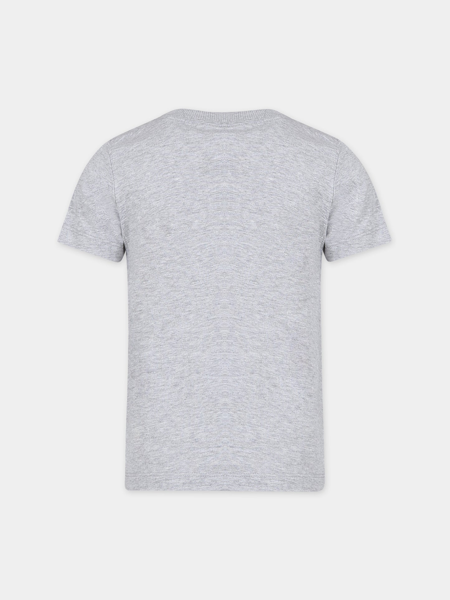 T-shirt grigia per bambini con Teddy Bear,Moschino Kids,HOM03U LAA23 60926