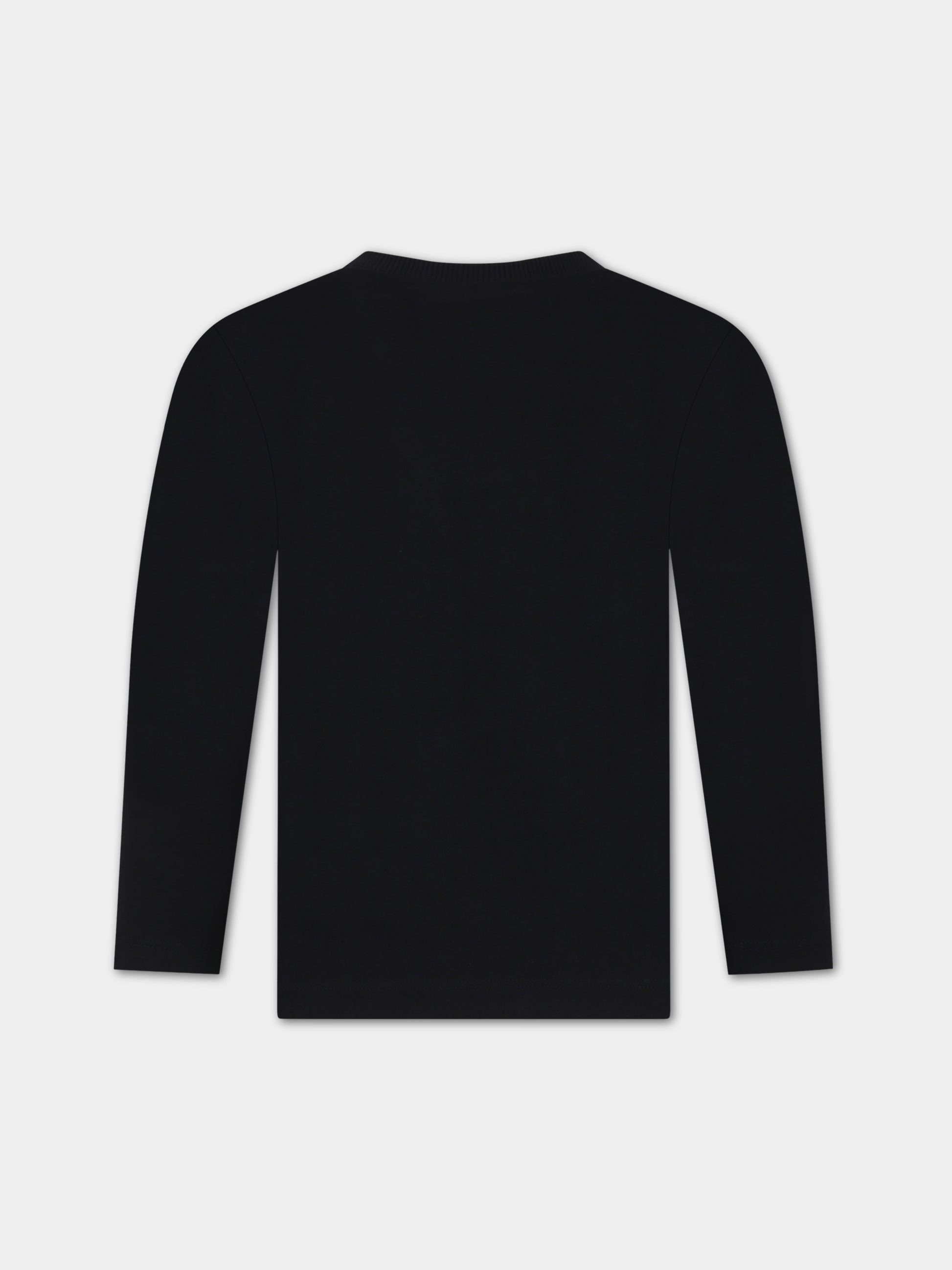 T-shirt bianca per bambini con Teddy Bear e logo,Moschino Kids,HMO00J LAA23 60100