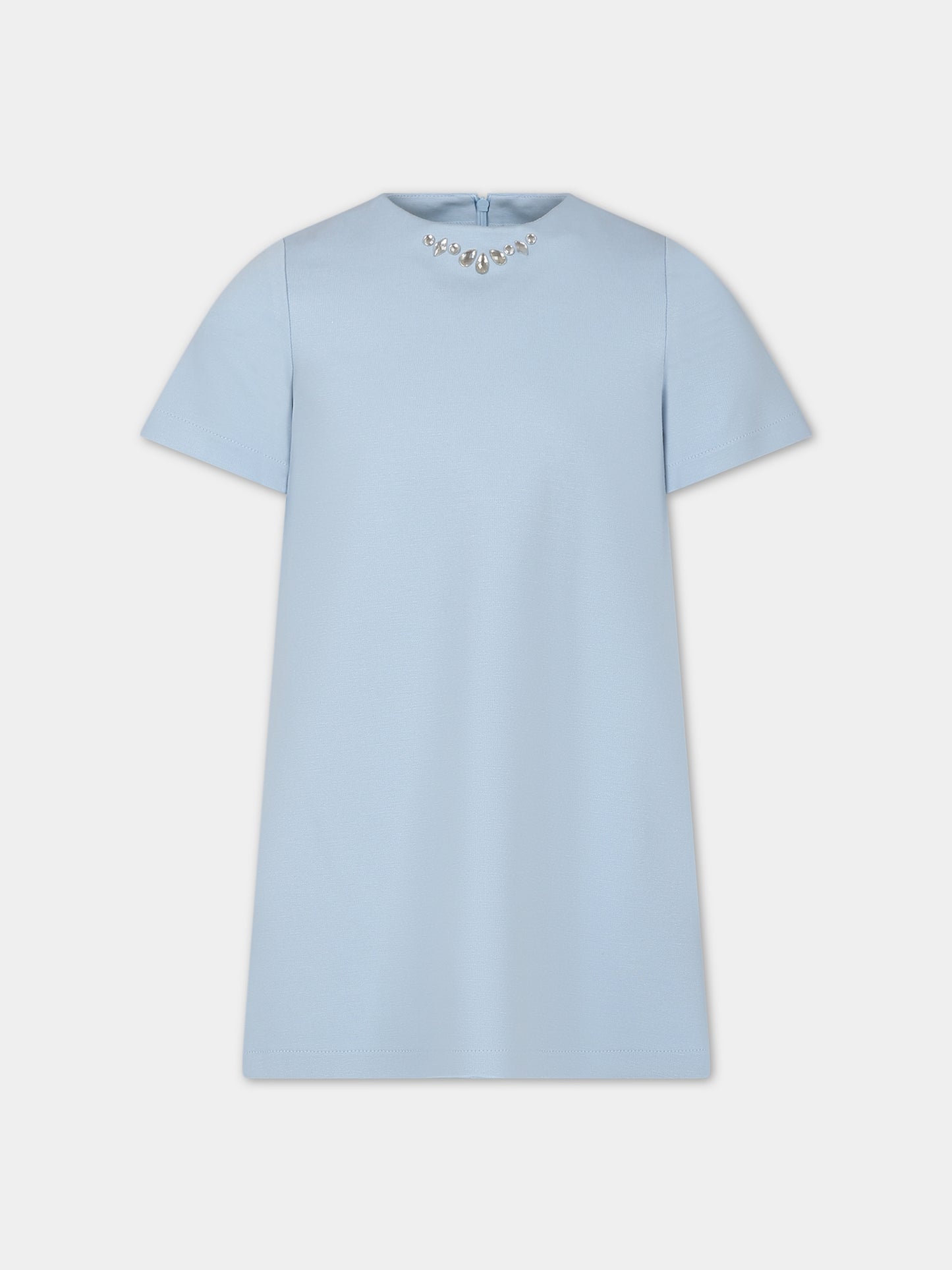 Vestito celeste per bambina,Simonetta,ST1B71 J0329 603