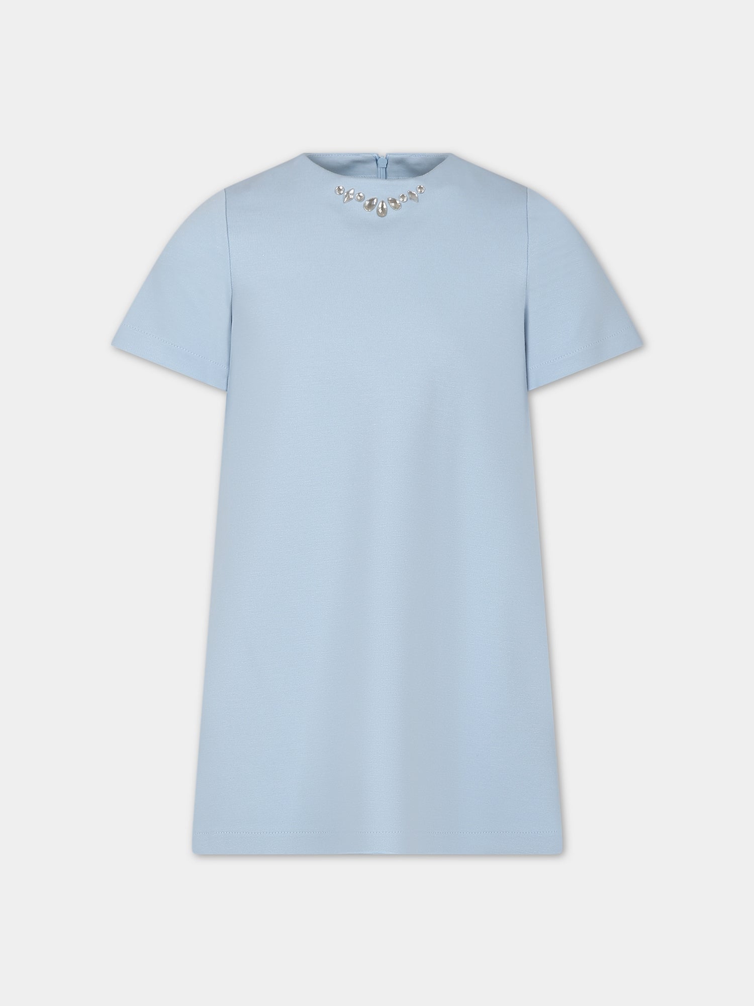 Vestito celeste per bambina,Simonetta,ST1B71 J0329 603