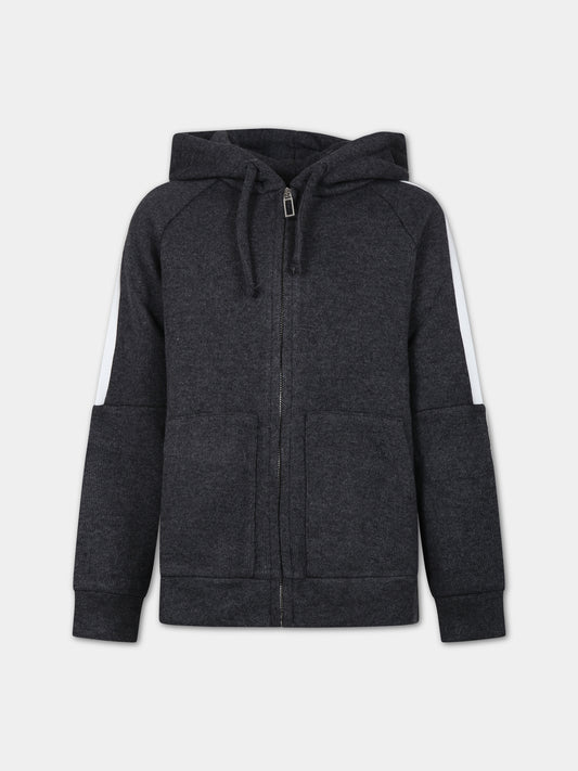 Felpa grigia per bambino,Paolo Pecora,PP3170 GRIG