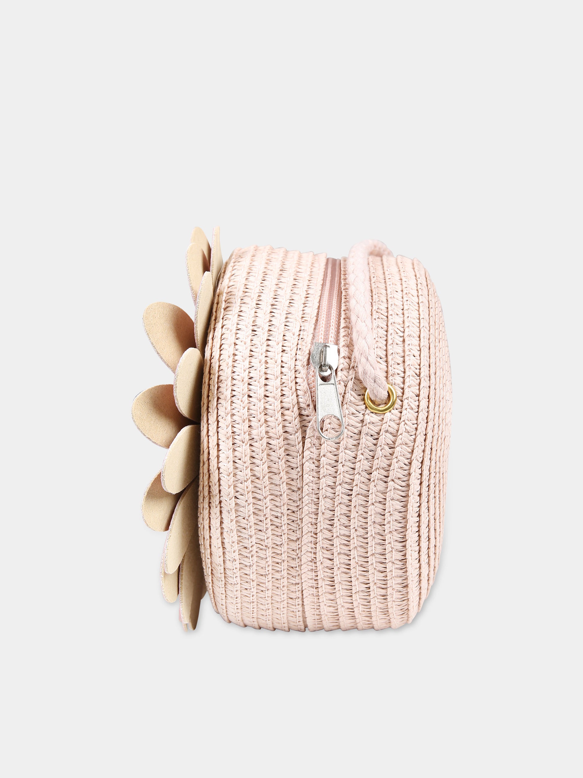Borsa rosa per bambina con margherita,Illy Trilly,FLOWER DAISY PINK BAG