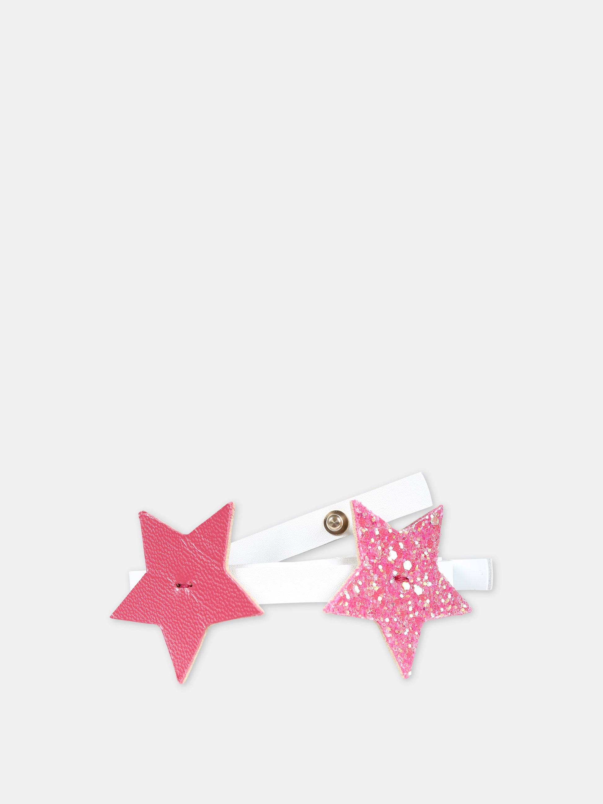 Cintura fucsia per bambina con stelle,Illy Trilly,PARTY HAPPY STAR BELT PINK