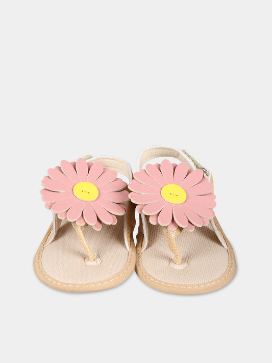 Sandali rosa per neonata con margherite,Illy Trilly,SANDALS DAISY PINK