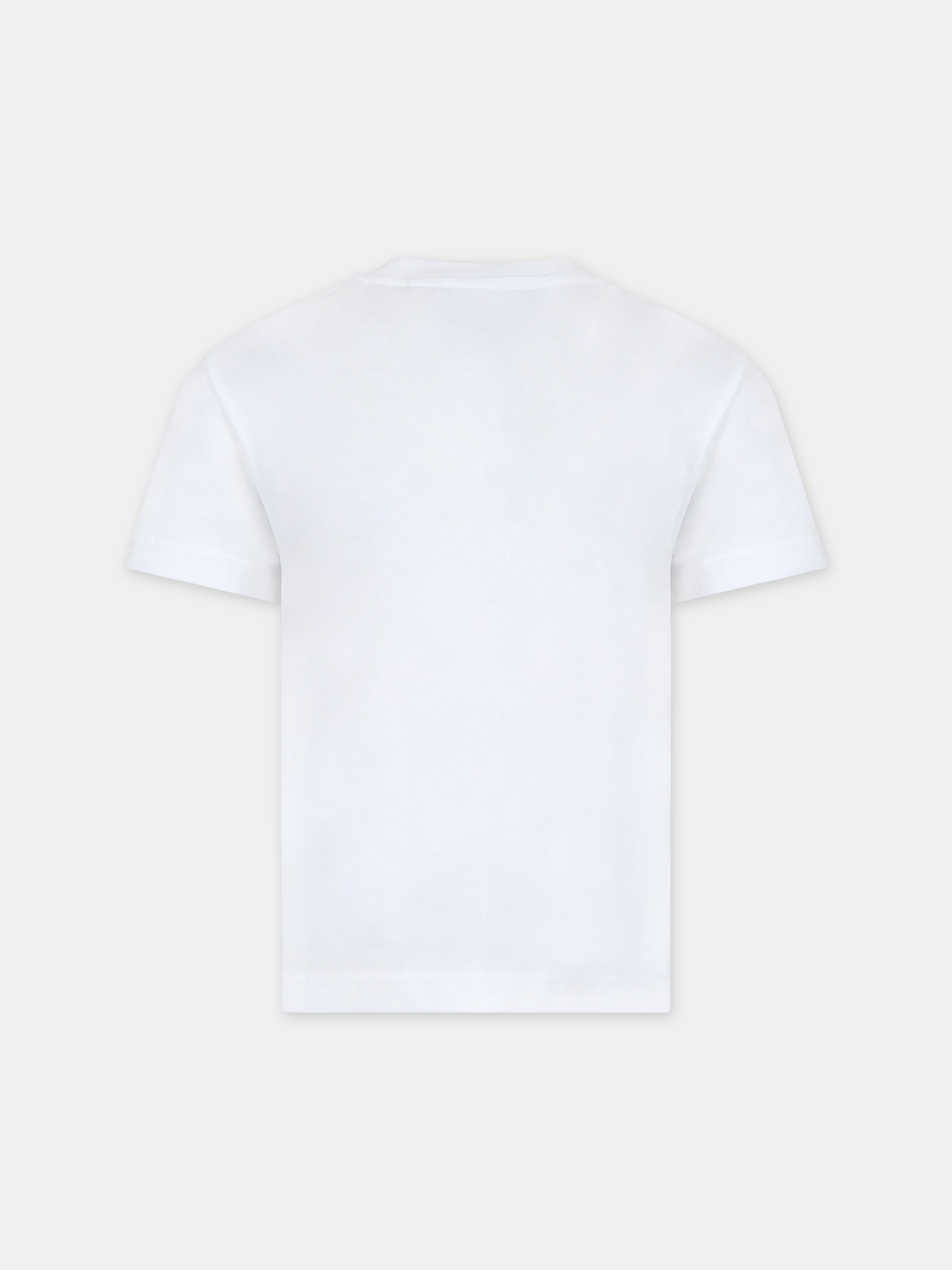 T-shirt bianca per bambini con logo,Givenchy Kids,H25460 10P