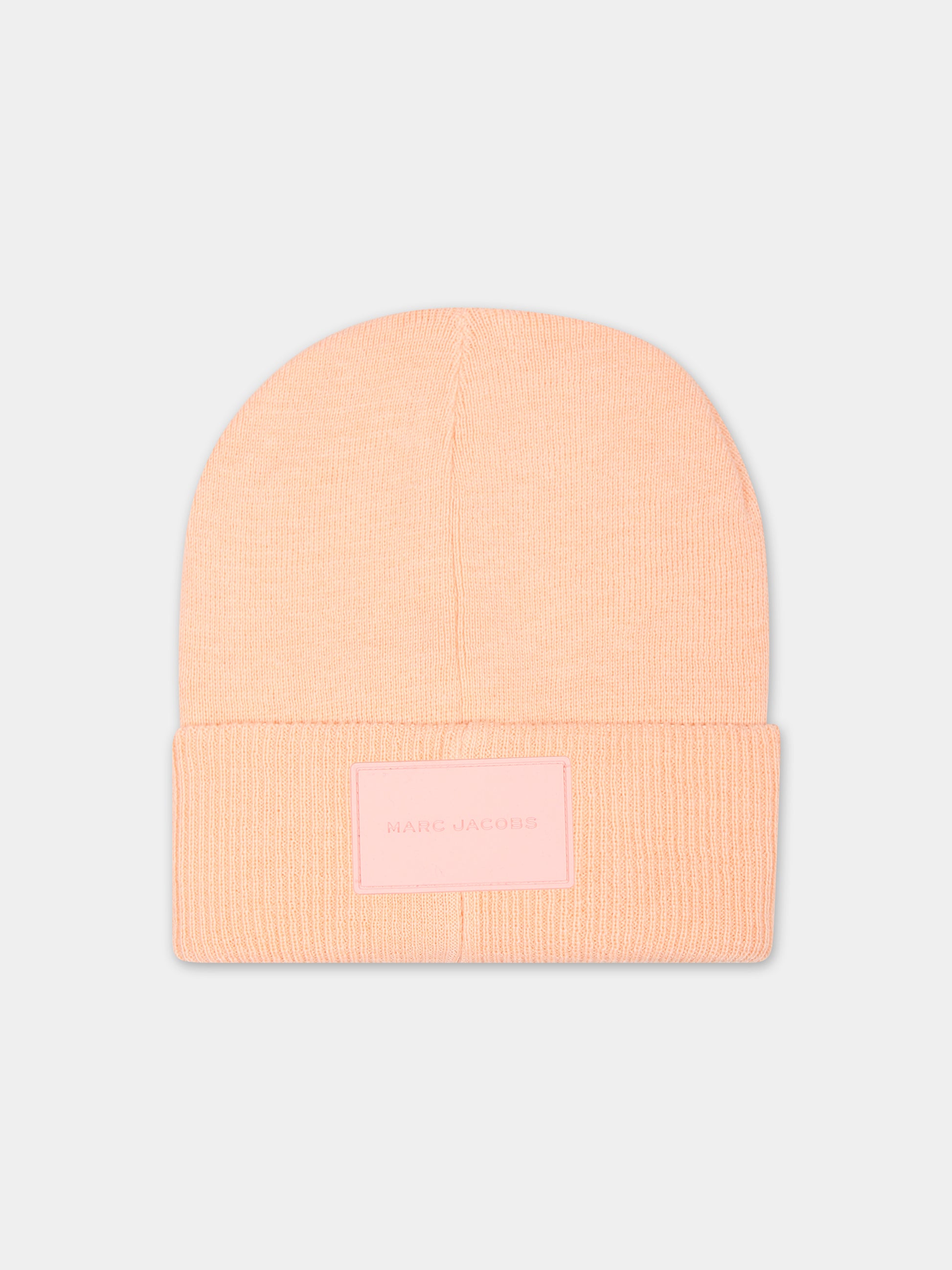 Cappello rosa per bambina con logo,Little Marc Jacobs,W11059 44K