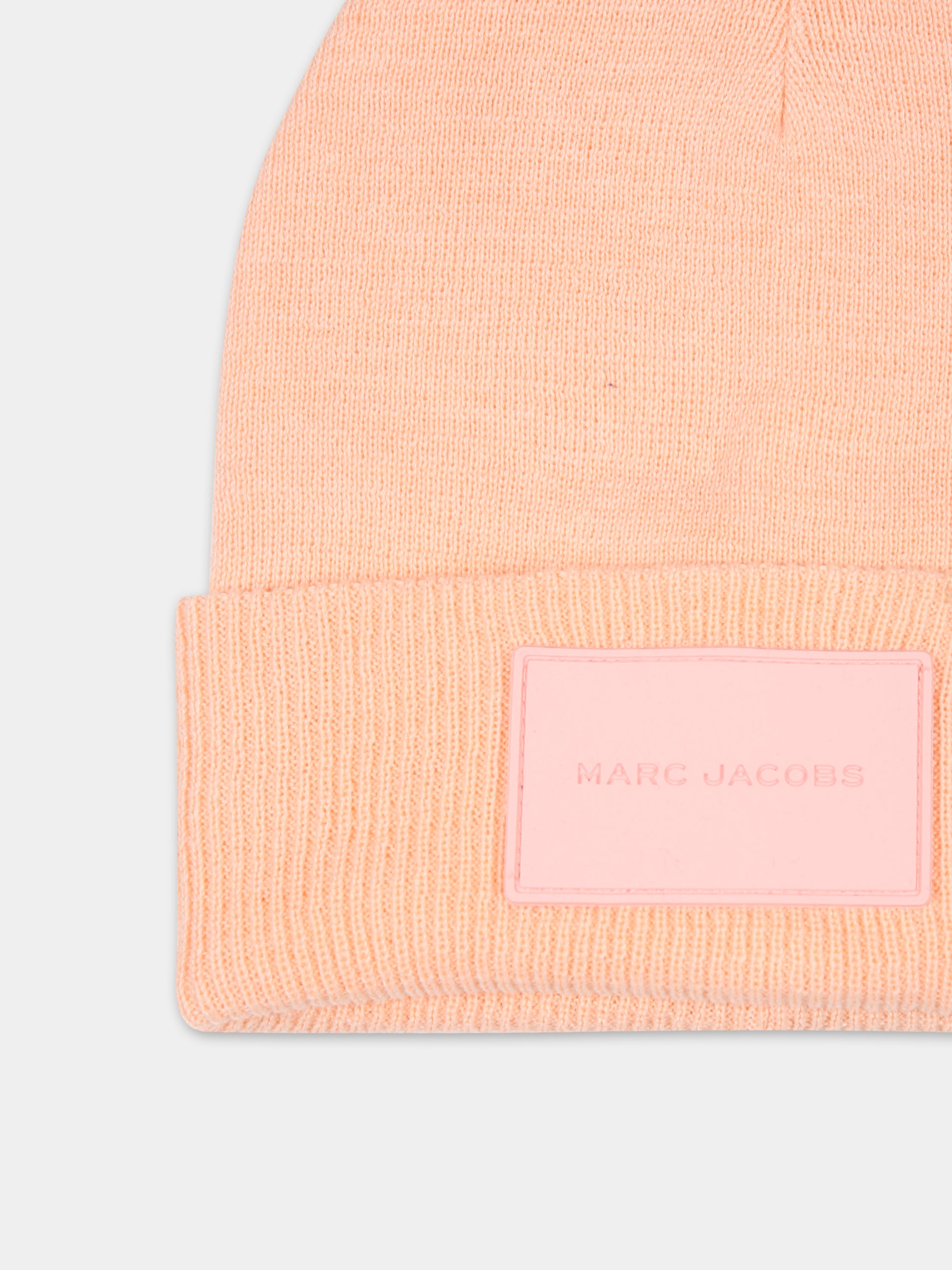 Cappello rosa per bambina con logo,Little Marc Jacobs,W11059 44K