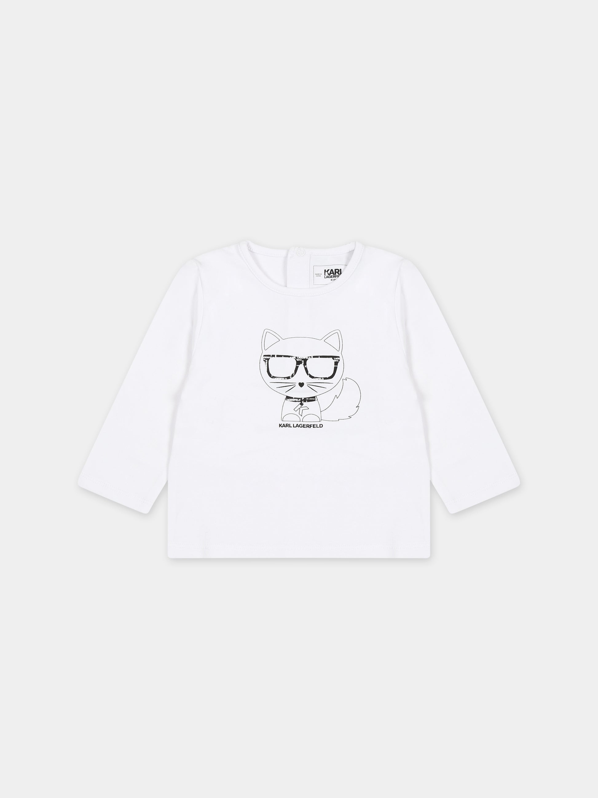 Completo nero per neonata con Choupette,Karl Lagerfeld Kids,Z98116 09B