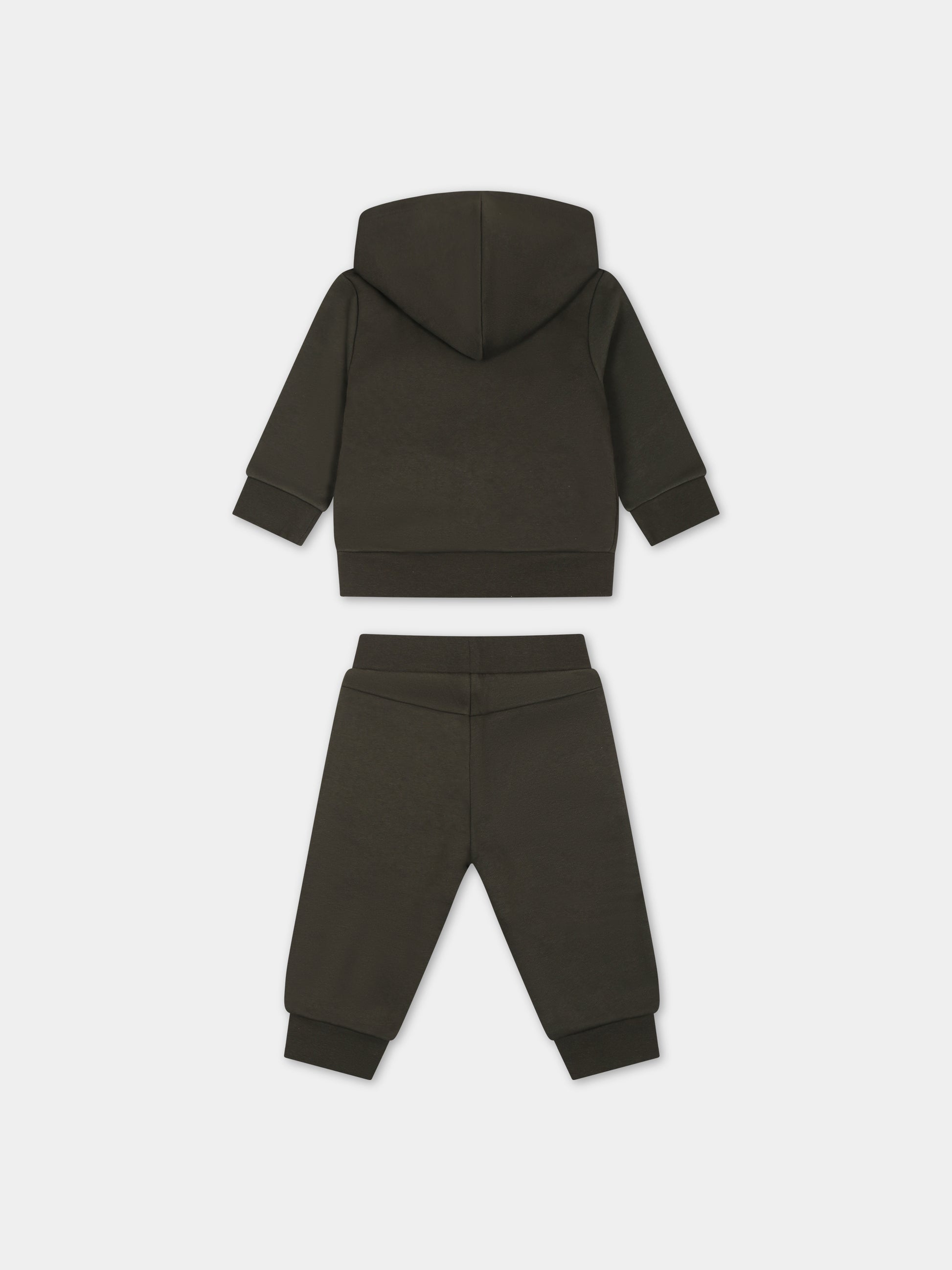 Completo verde per neonato con logo,Hugo Boss,J08067 665