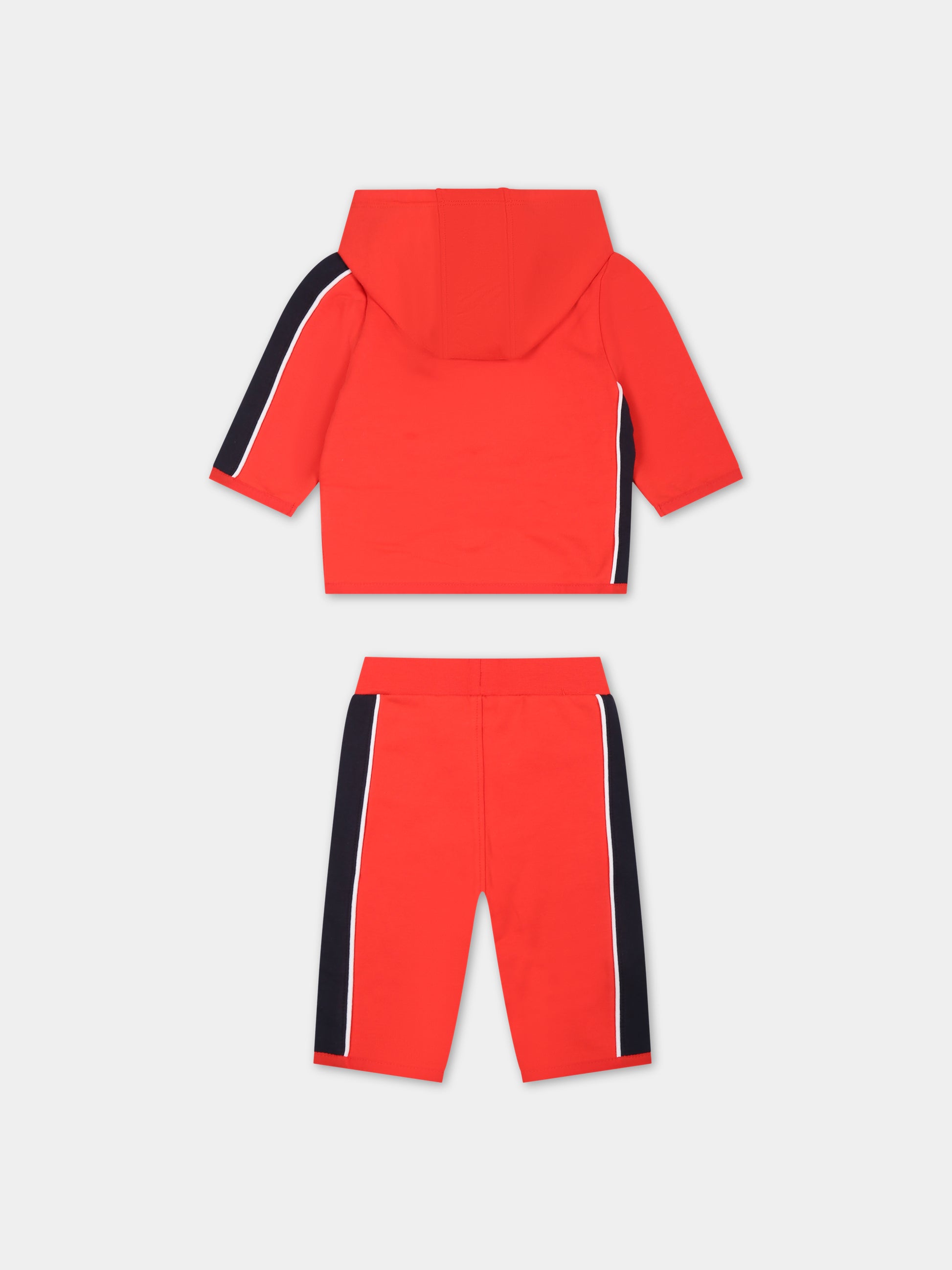 Completo arancione per neonato con logo,Hugo Boss,J98369 42M