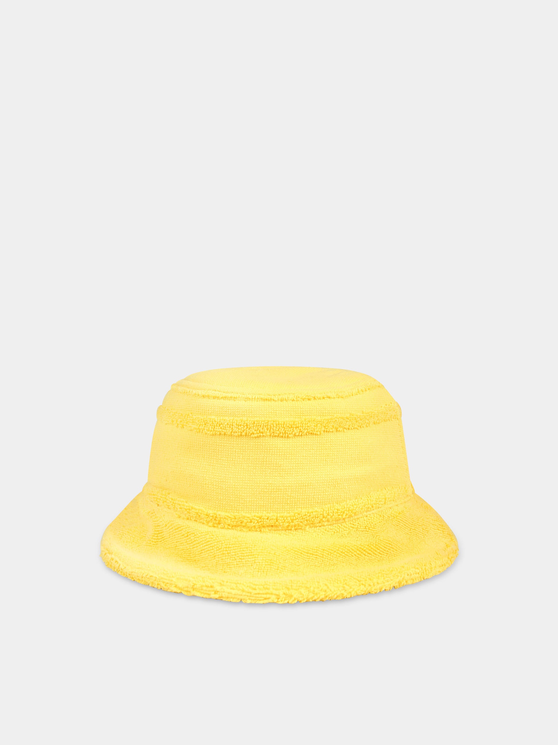 Cloche gialla per bambini con logo Fendi,Fendi Kids,JUP033 ARW2 F0VNL