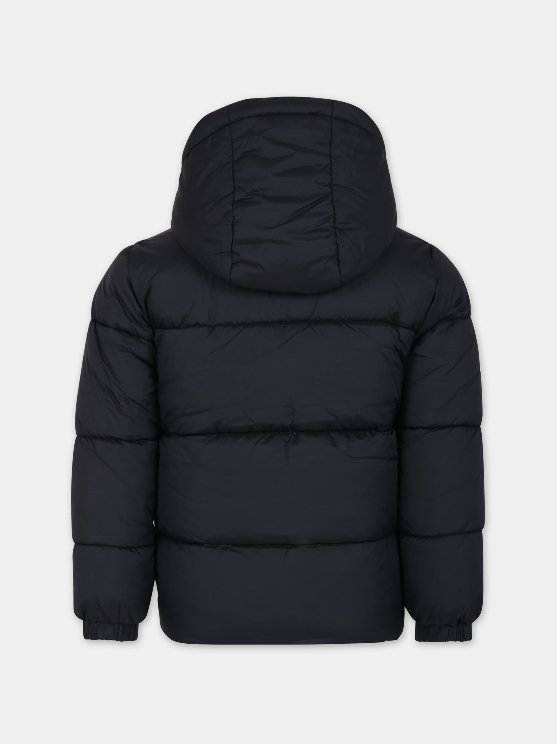 Piumino nero per bambino con albero,Timberland,T26593 09B