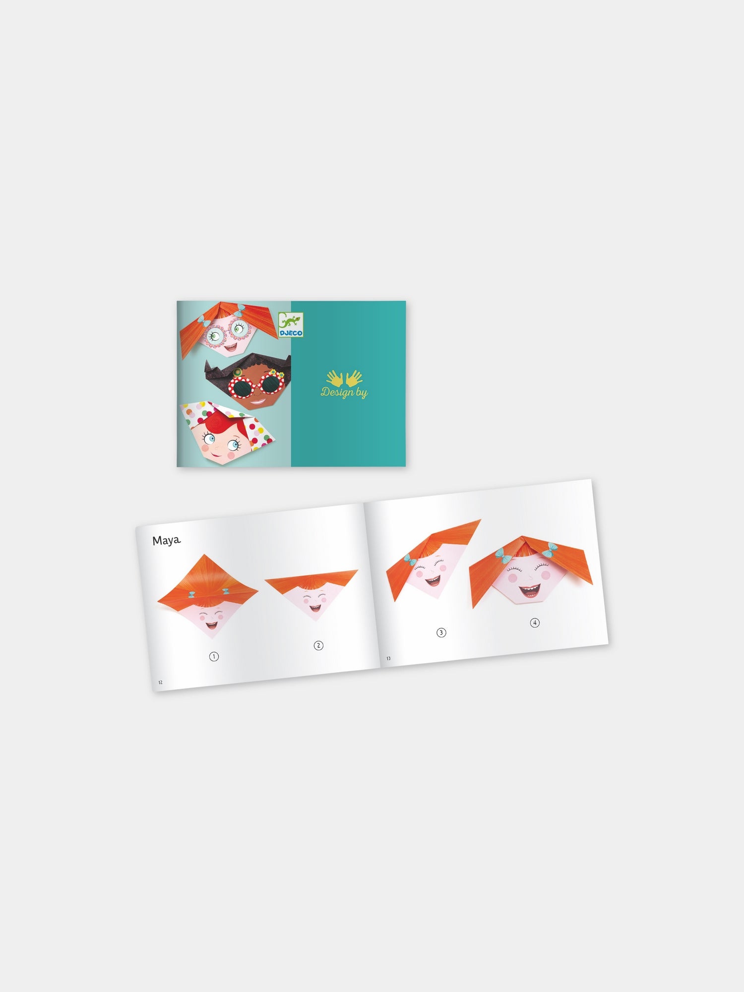 Set multicolor per bambini con faccine,Djeco,DJ08757
