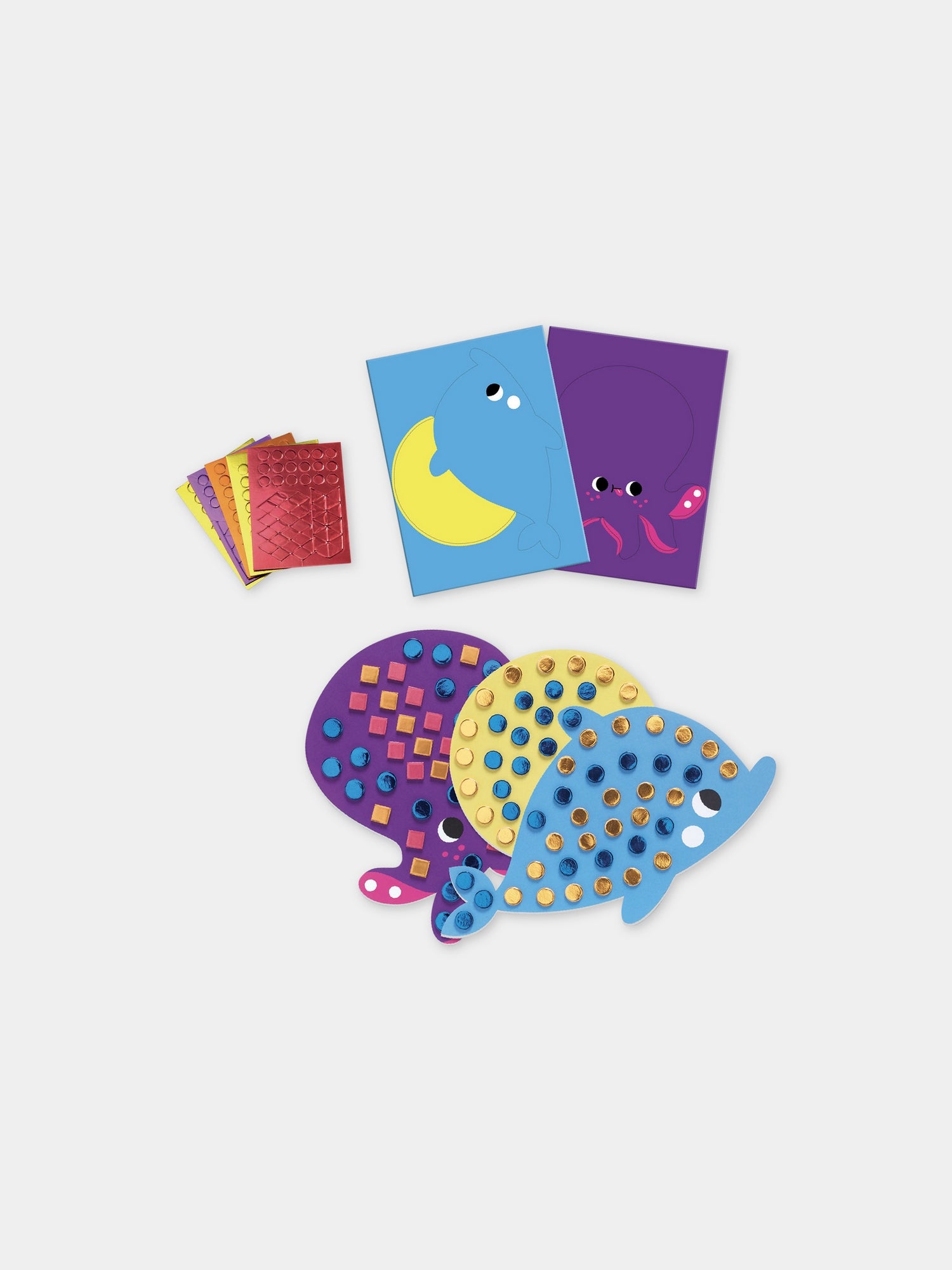 Kit multicolor per bambini con animali marini,Djeco,DJ09294