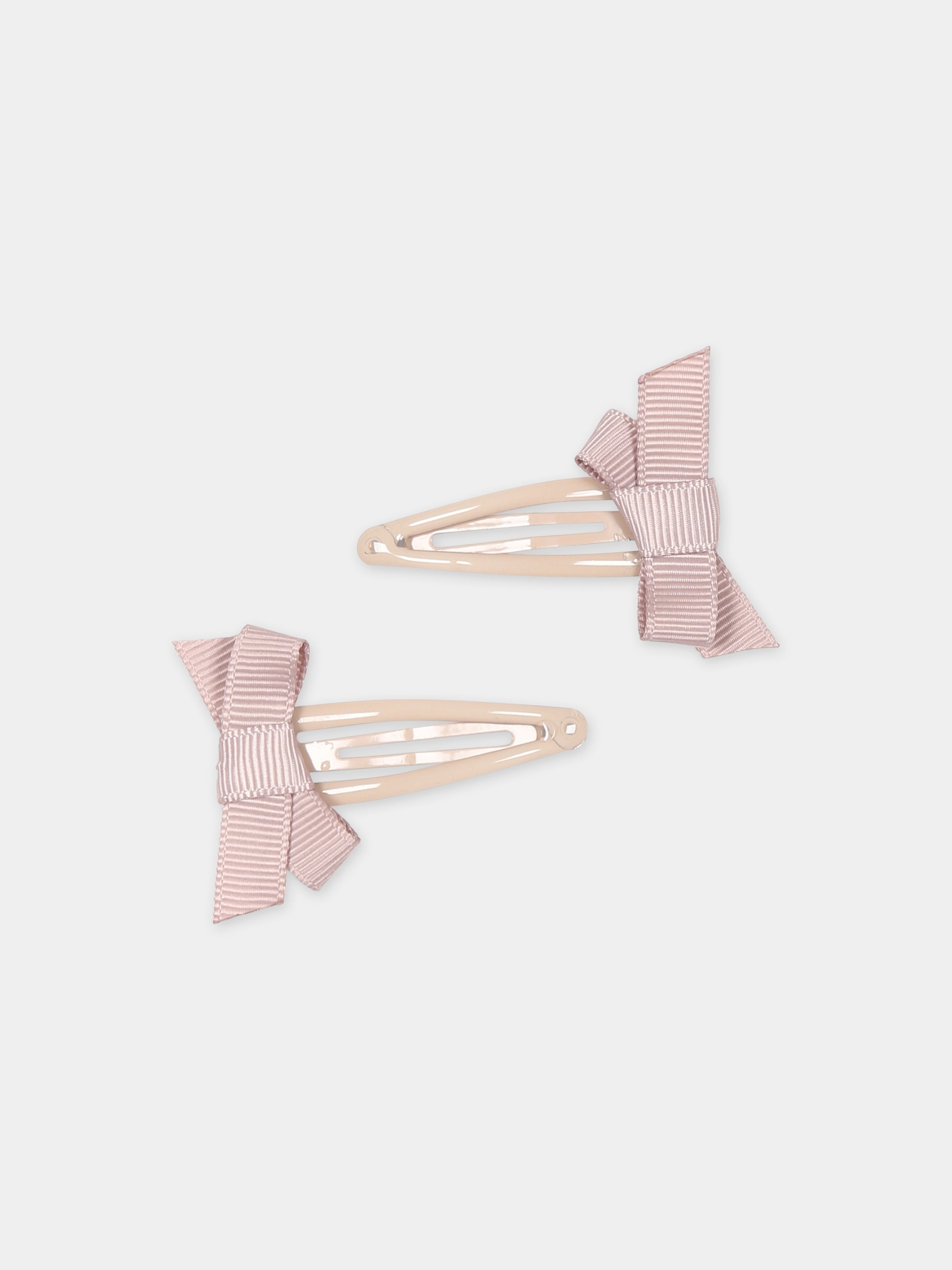 Set fermagli rosa per neonata con fiocco,Lil' Atelier,13224091 FAWN