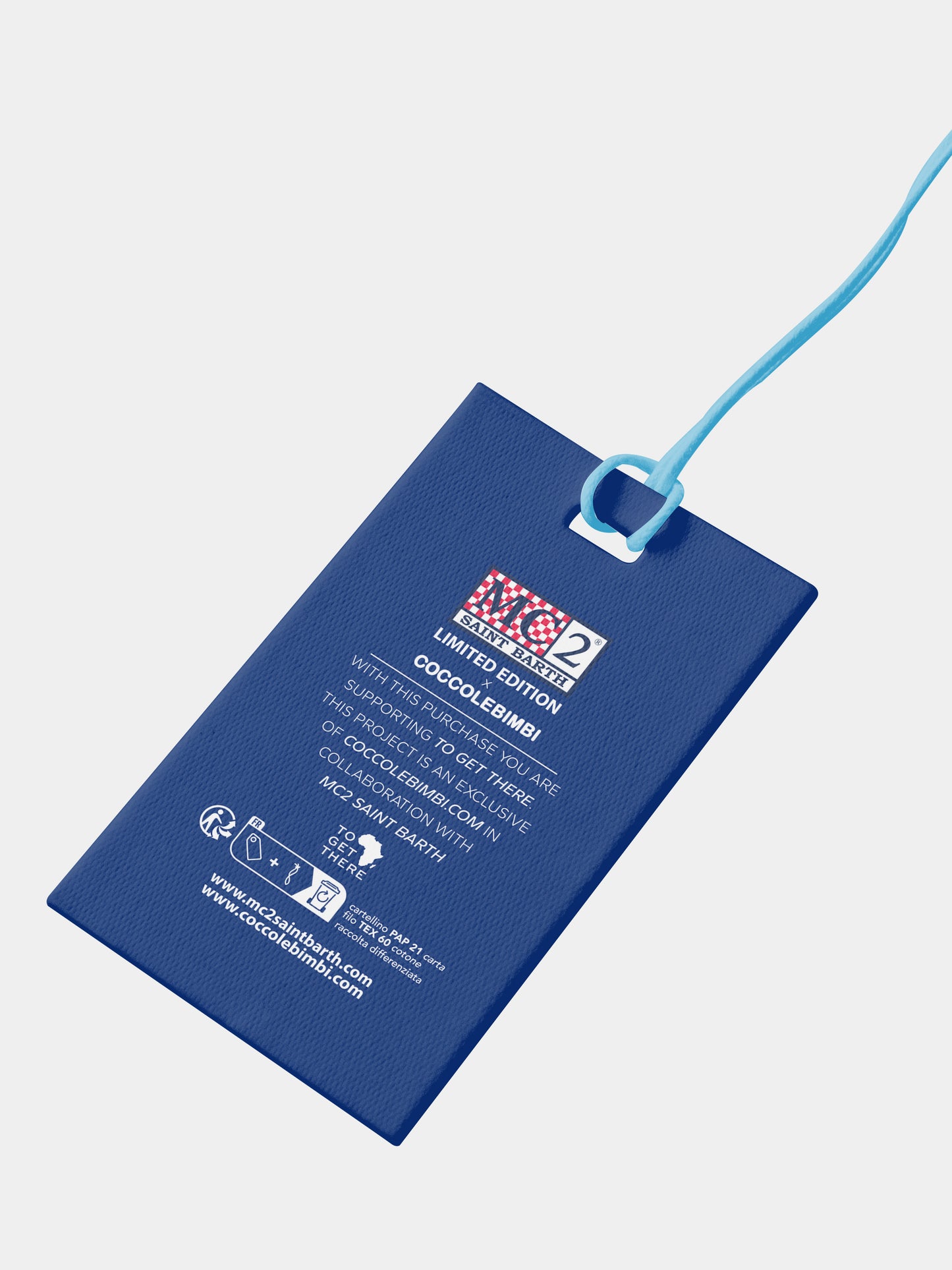 White bag for girl with logo