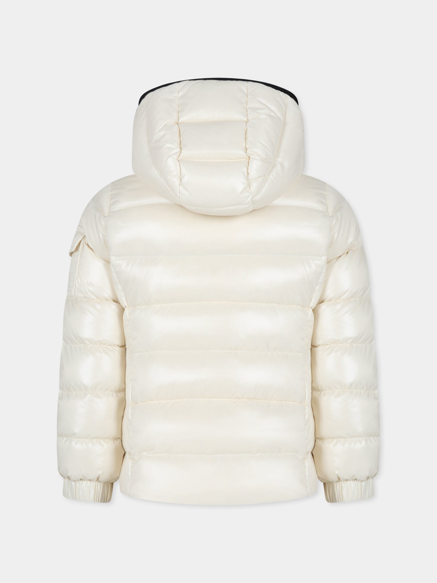 Piumino Bady avorio per bambina con logo,Moncler Kids,J2954 1A52710 68950 070