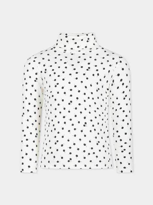 Dolcevita avorio per bambina con ciliegie,Bonpoint,W04GTSK00001 670