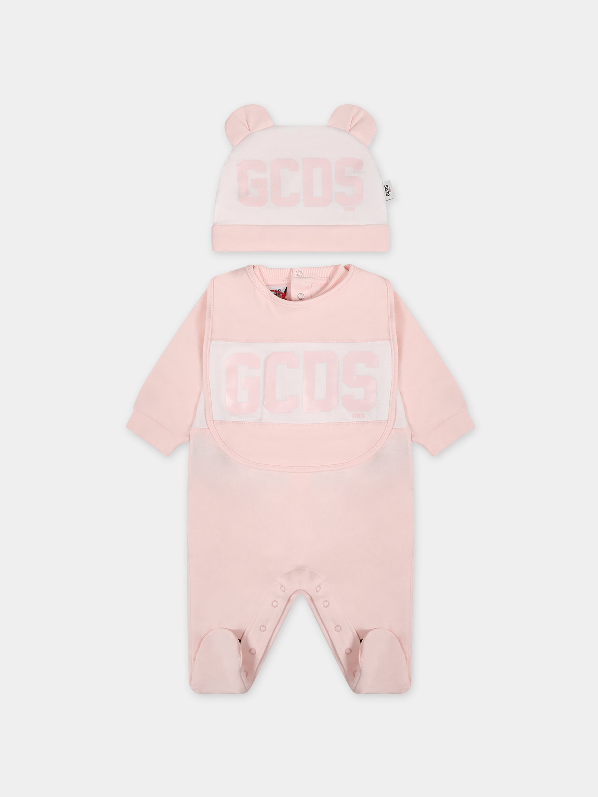 Tutina per neonata con logo,Gcds Kids,GNY007 LCA33 52483