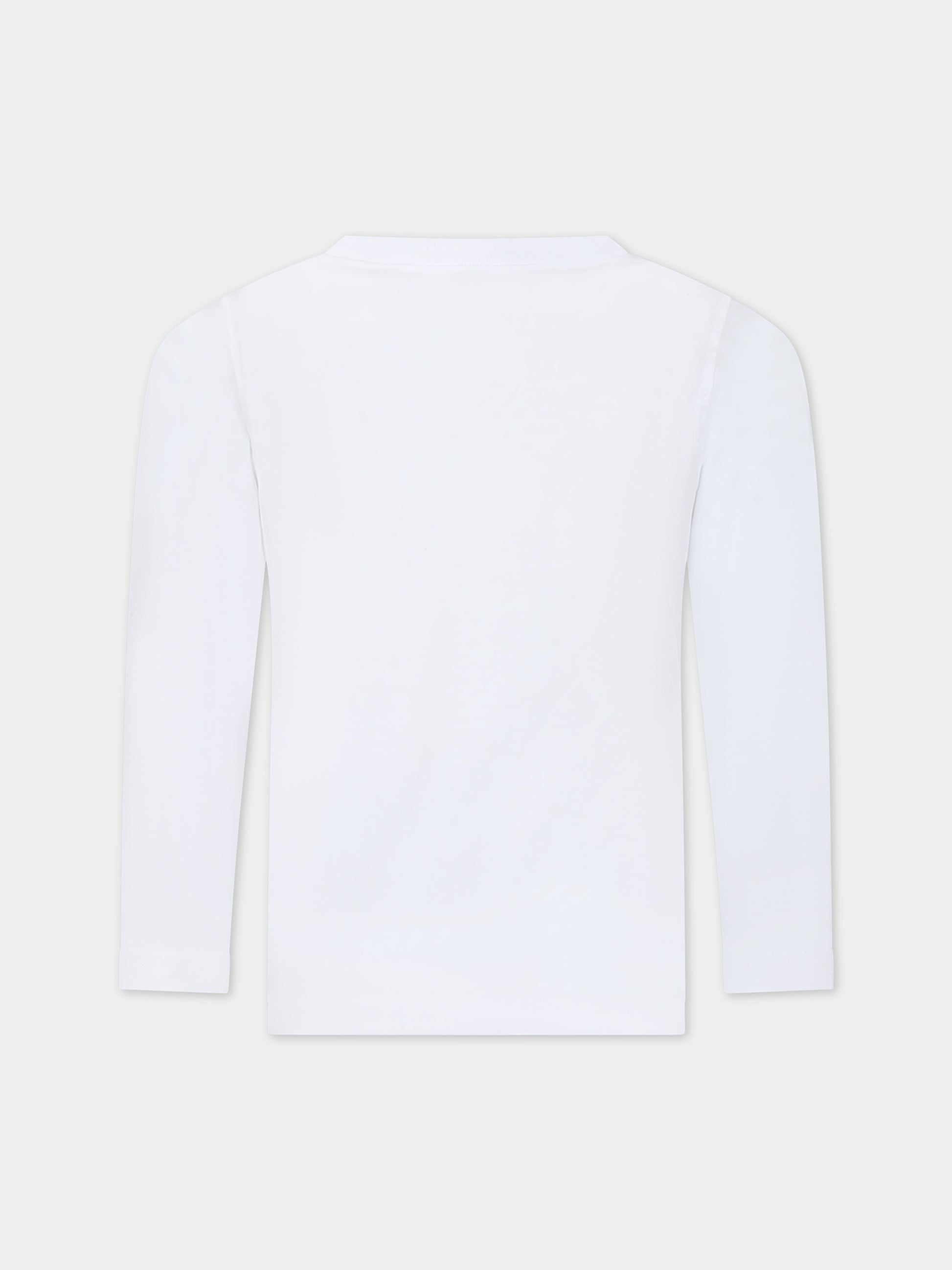 T-shirt bianca per bambino con logo,Timberland,T25U29 10P