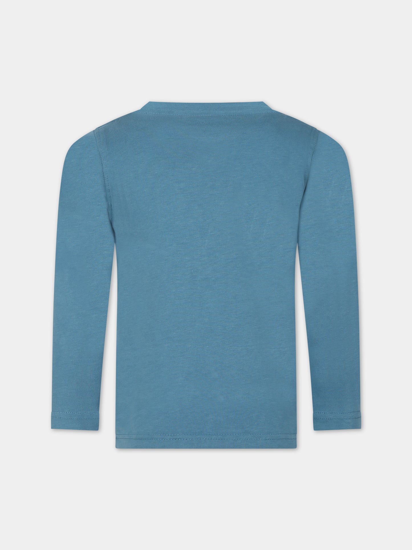 T-shirt verde per bambino con logo,Timberland,T25U31 875