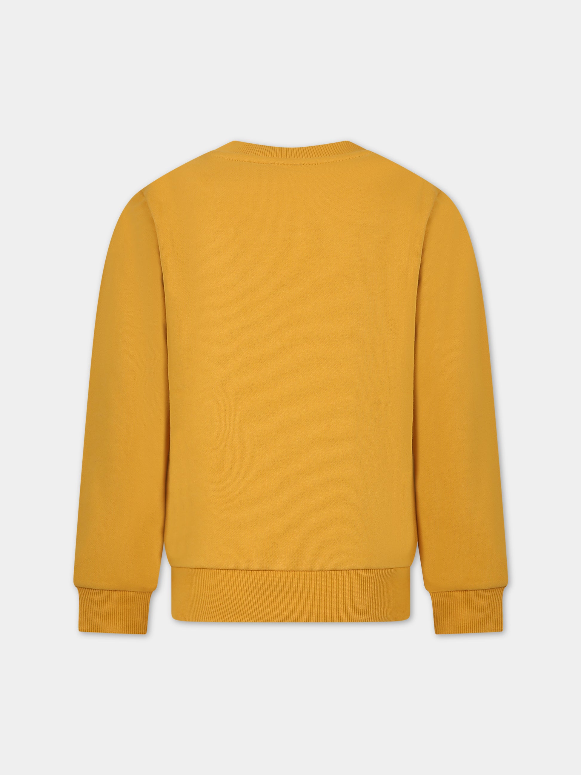 Felpa gialla per bambino con stampa,Timberland,T25U55 575