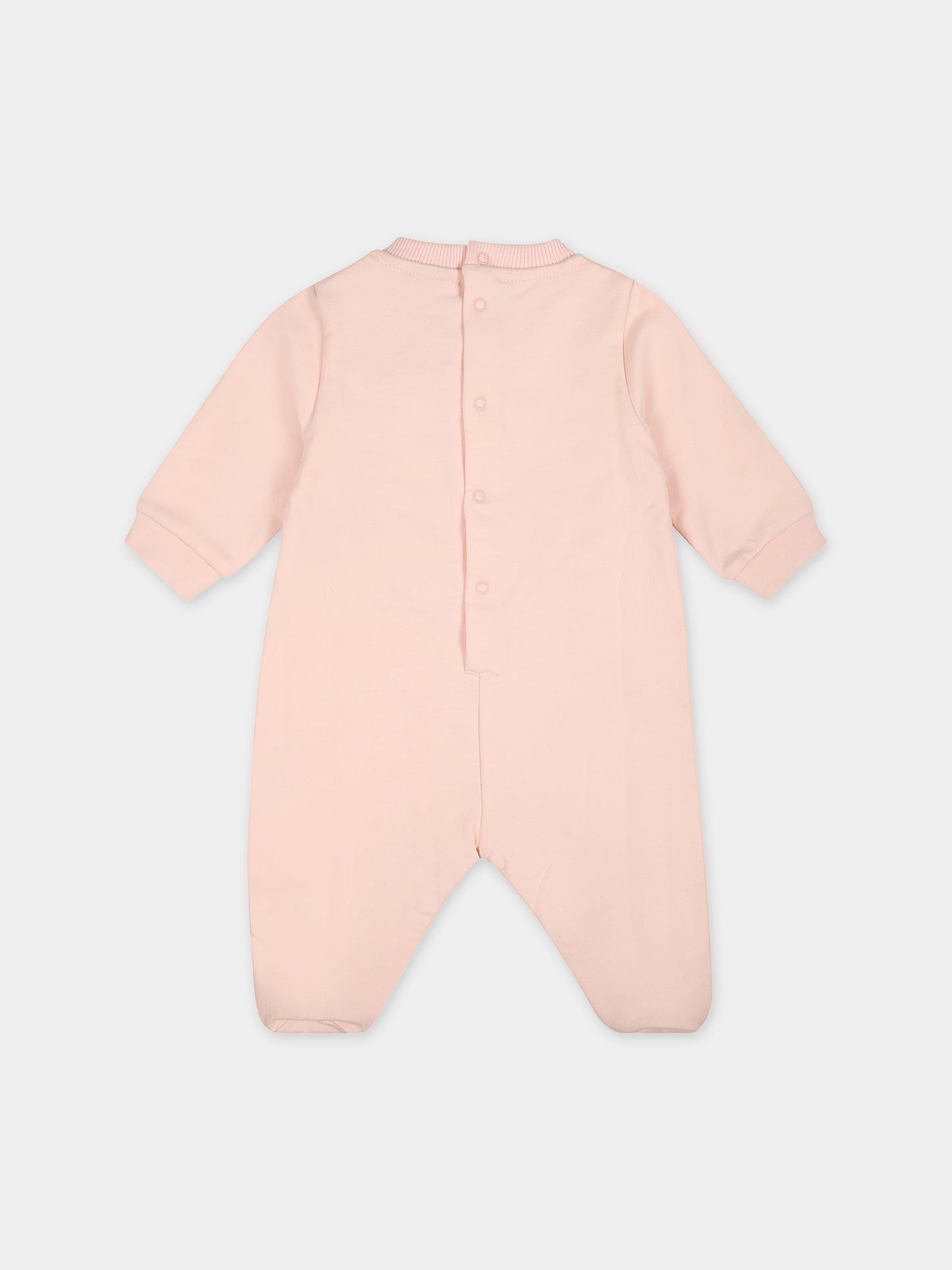 Set rosa per neonata con logo,Gcds Kids,GOY007 LDA26 52859