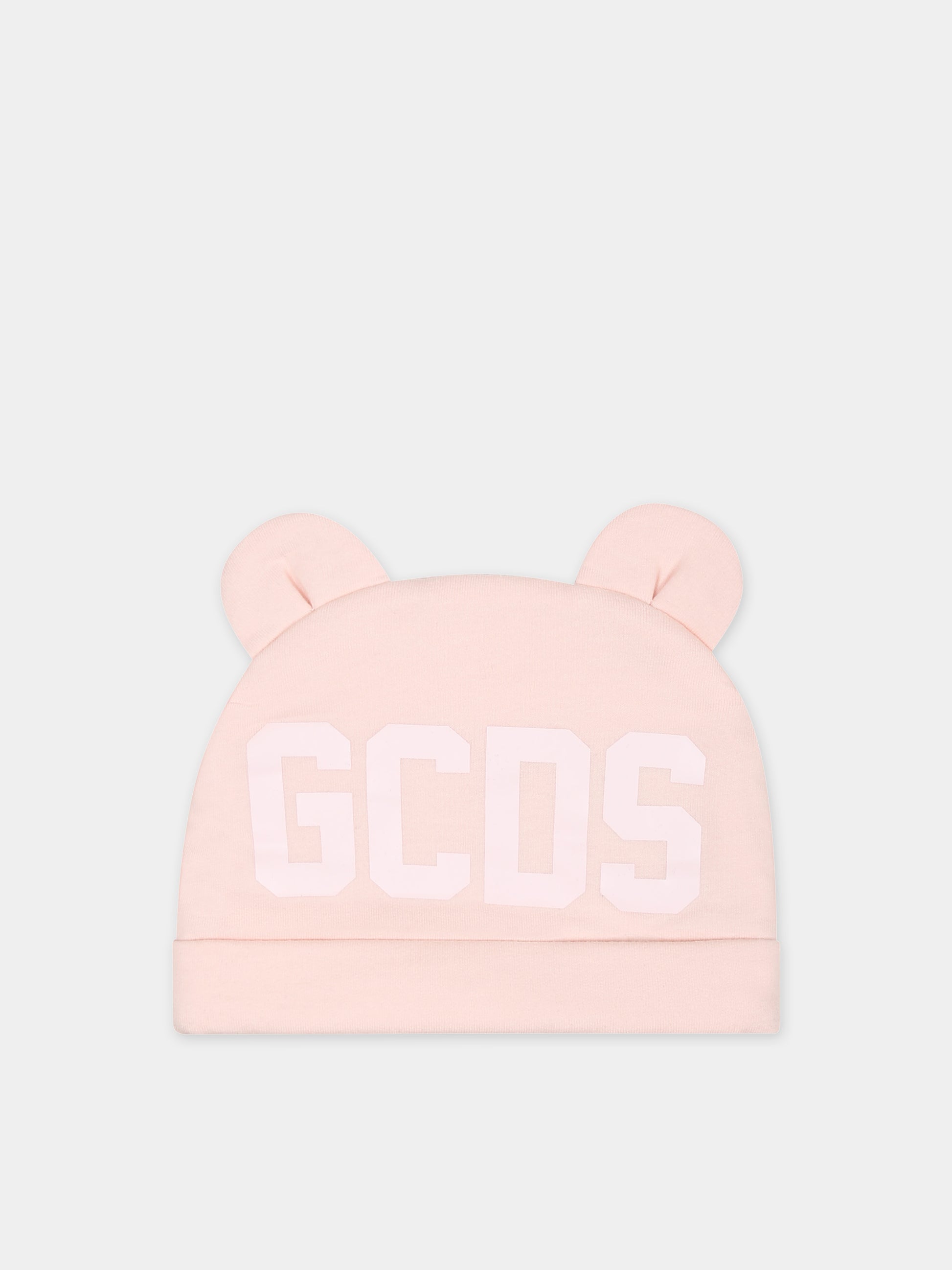 Set rosa per neonata con logo,Gcds Kids,GOY007 LDA26 52859