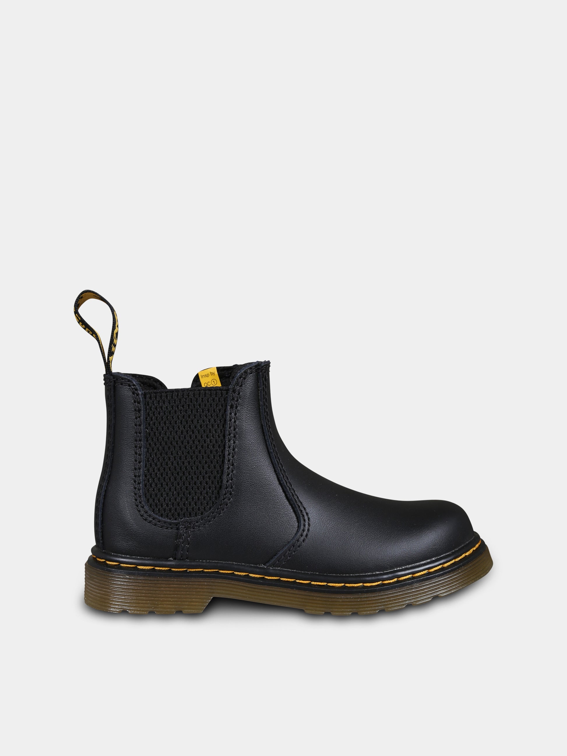 Stivaletti 2676 neri per bambini con logo,Dr. Martens,2976 T 16704001 BLACK SOFTY T