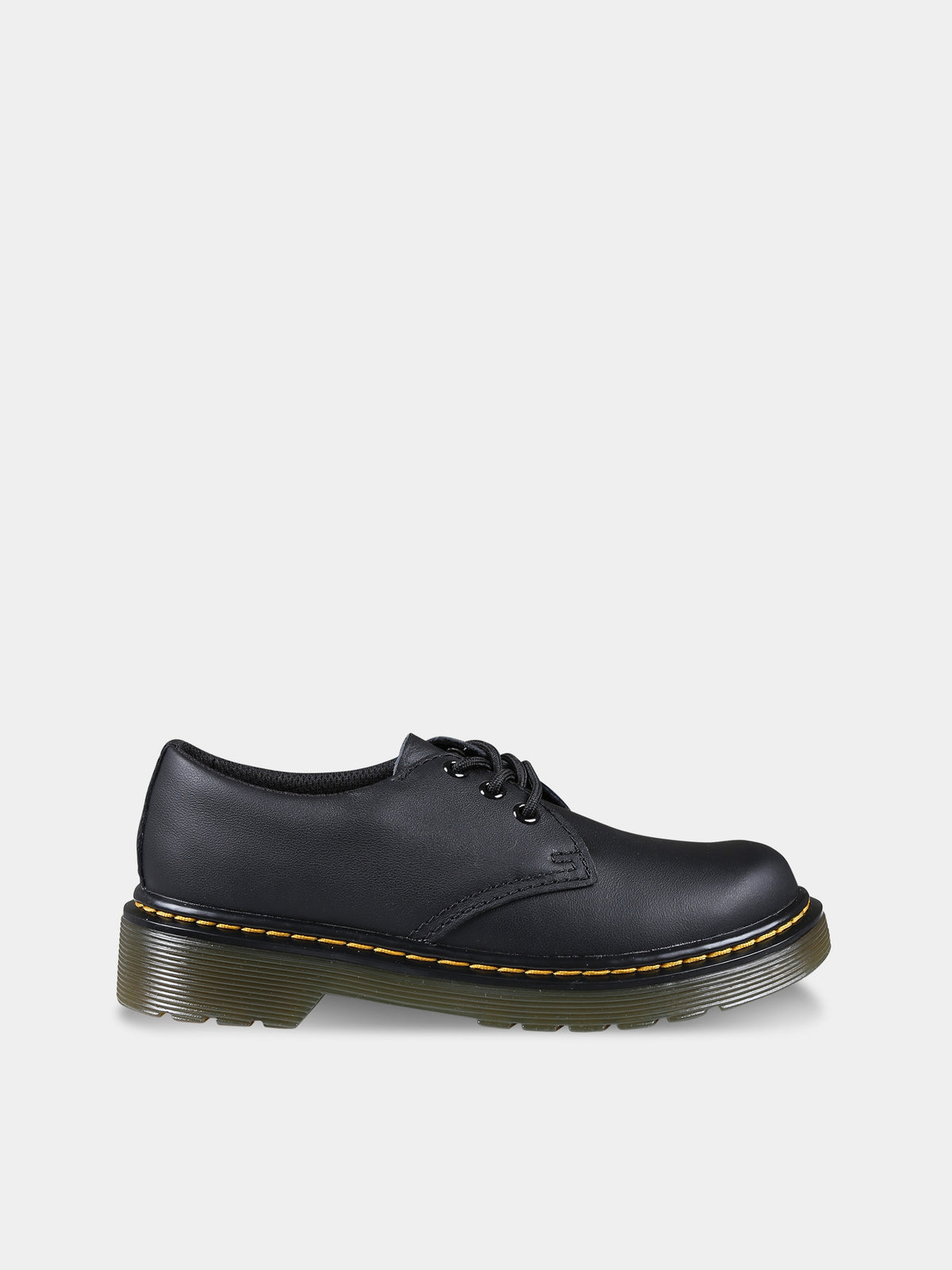 1461 black lace-ups for kids