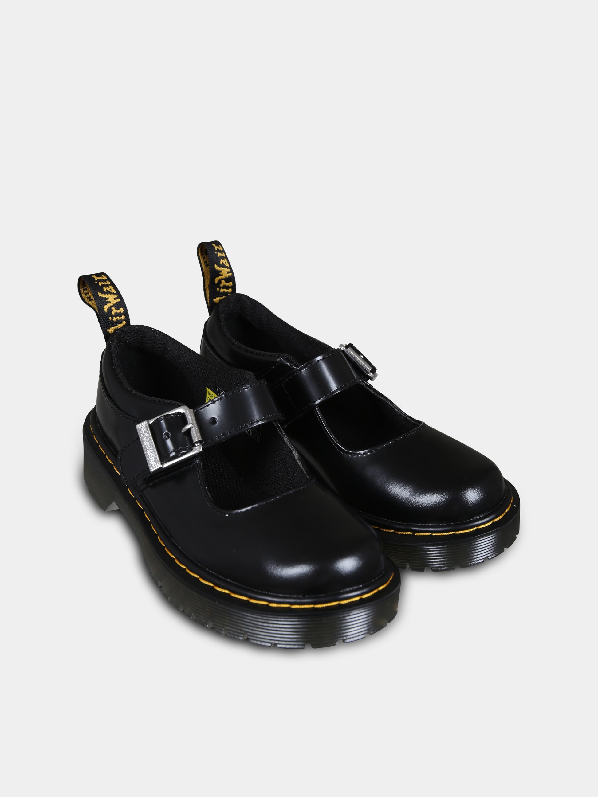 Ballerine MJ Bex nere per bambina con logo,Dr. Martens,MJ BEX J 31432001 BLACK LISSOME