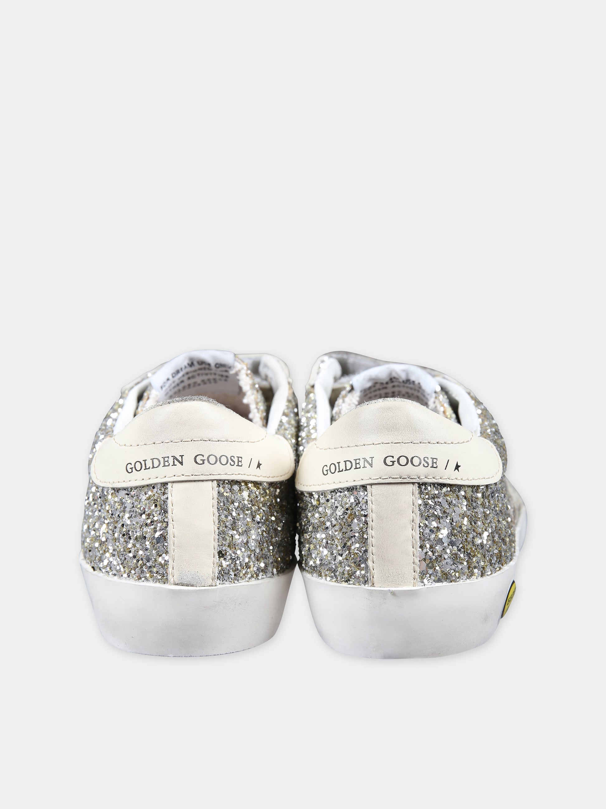 Sneakers Old School oro per bambina con stella,Golden Goose,GJF00111 F005314 65195