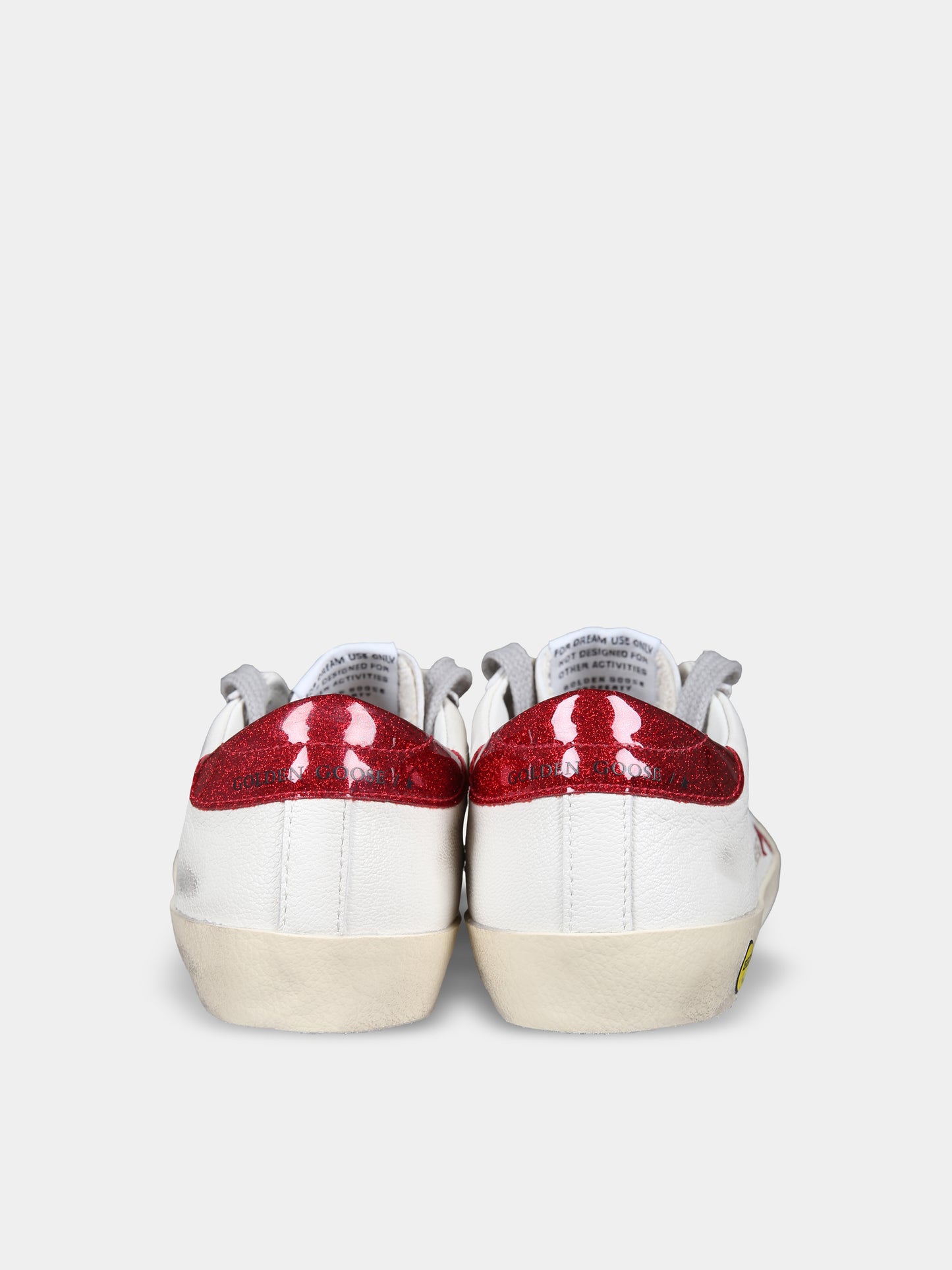 Sneakers Super Star bianche per bambina con stella,Golden Goose,GJF00101 F006065 10350