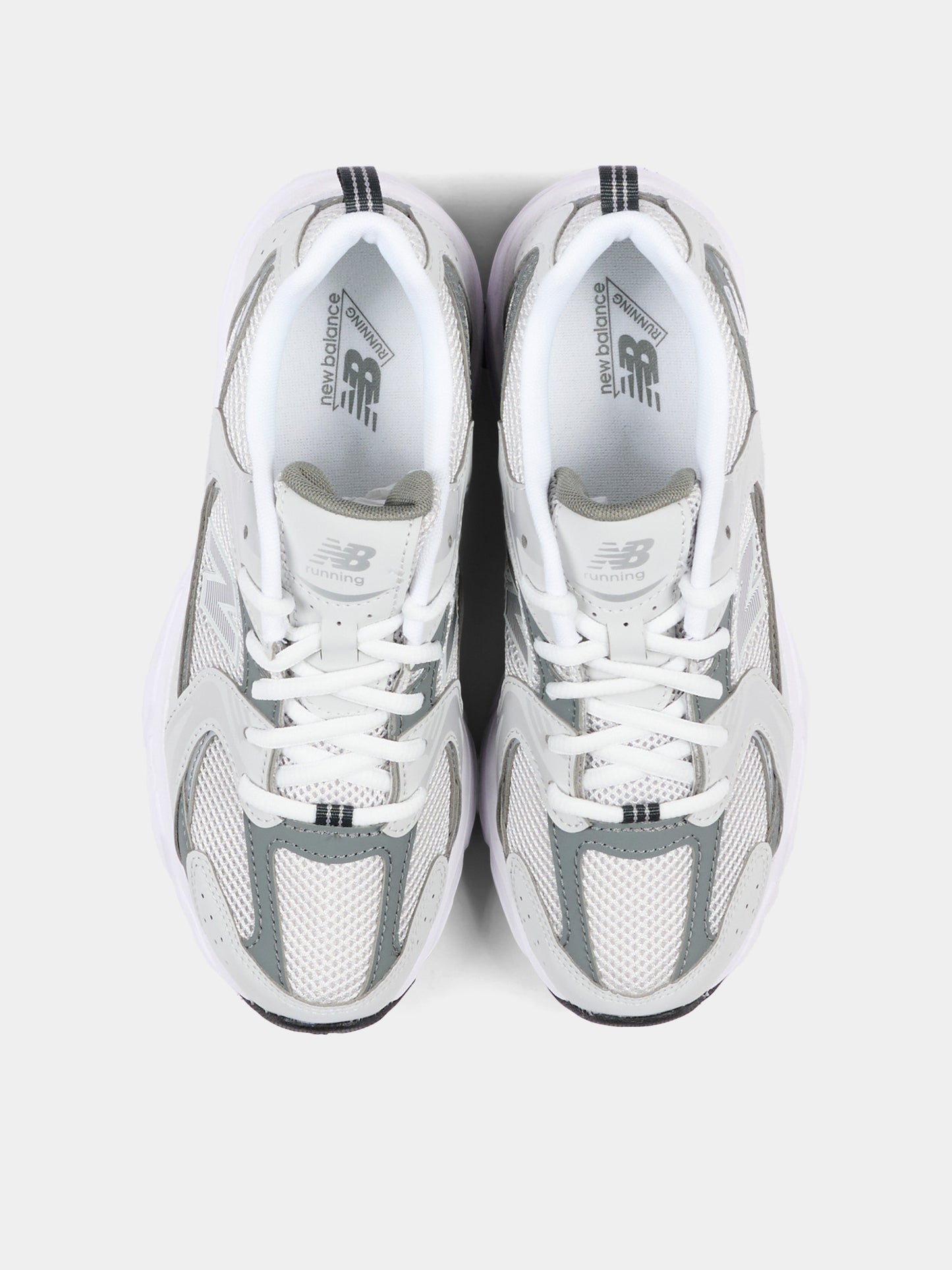 Grey 530 sneakers for kids with logo