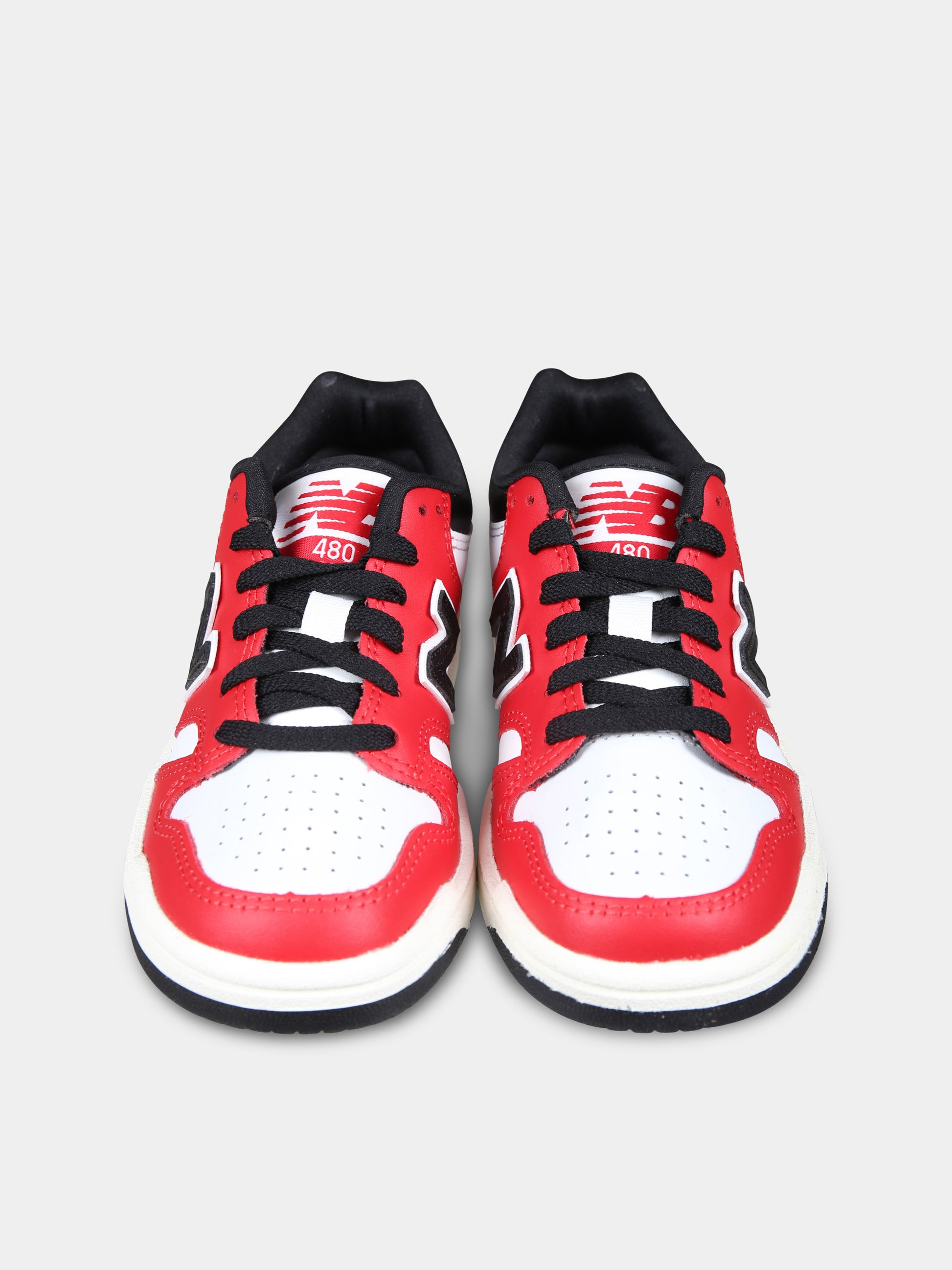 Sneakers 480 rosse per bambini con logo,New Balance,PSB480TT