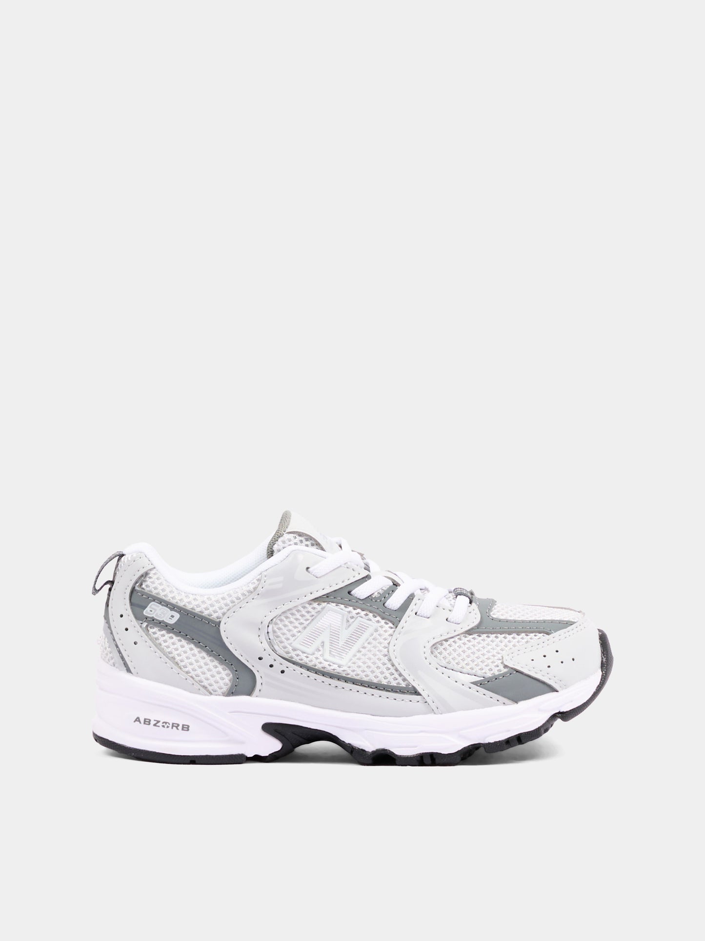 Grey 530 sneakers for kids with logo
